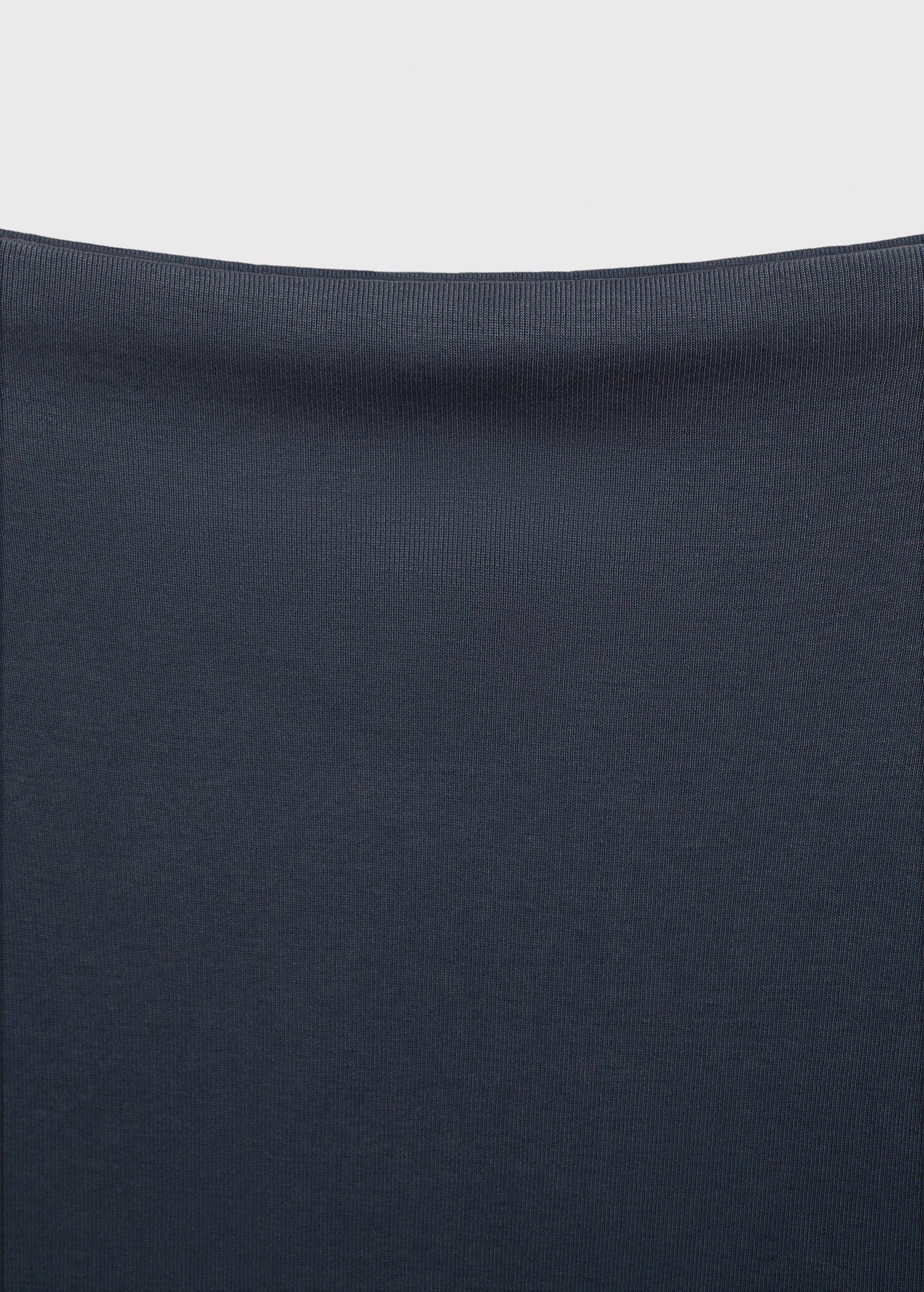 Vestido midi com pormenor drapeado - Pormenor do artigo 8