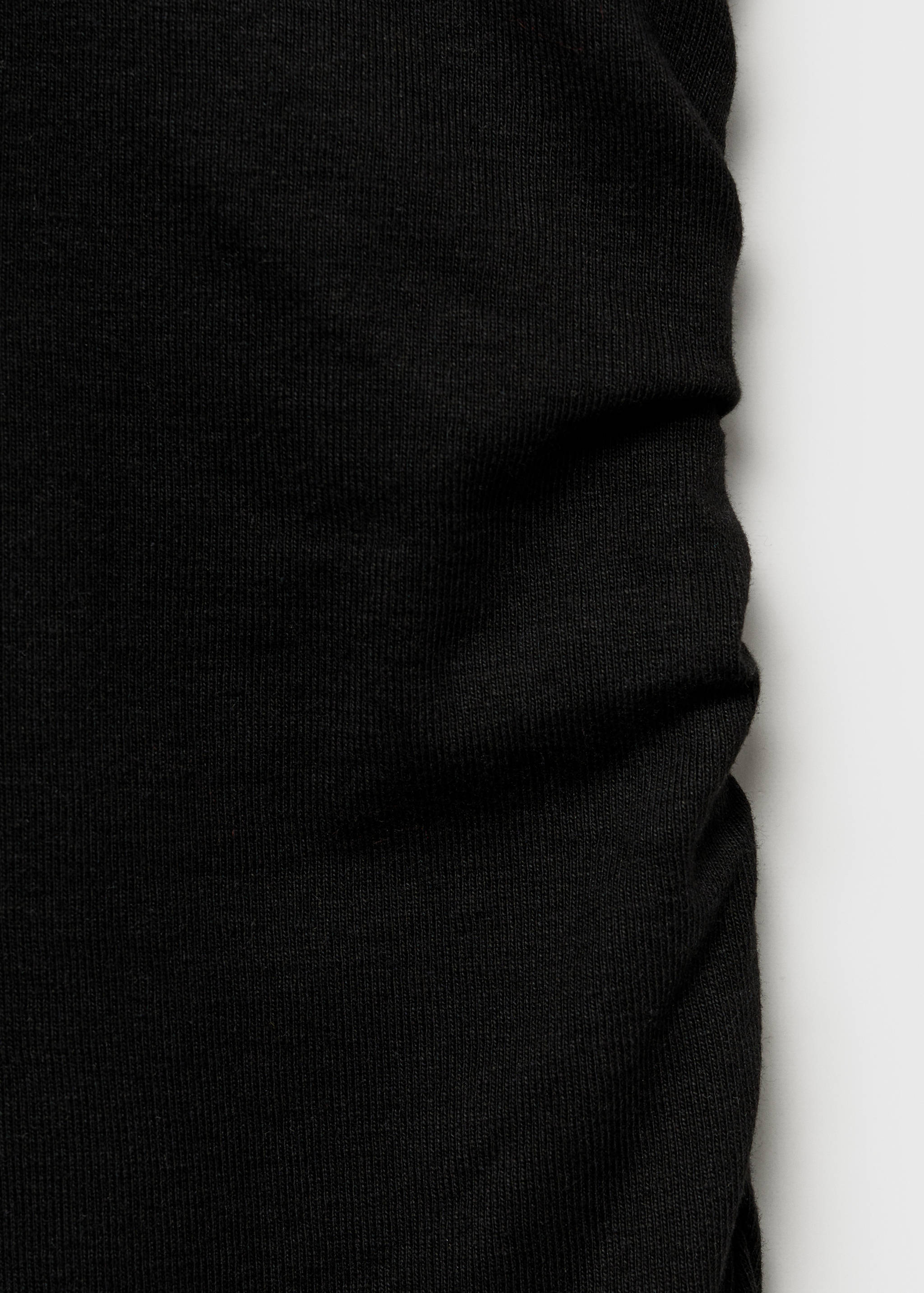 Vestido midi com pormenor drapeado - Pormenor do artigo 0