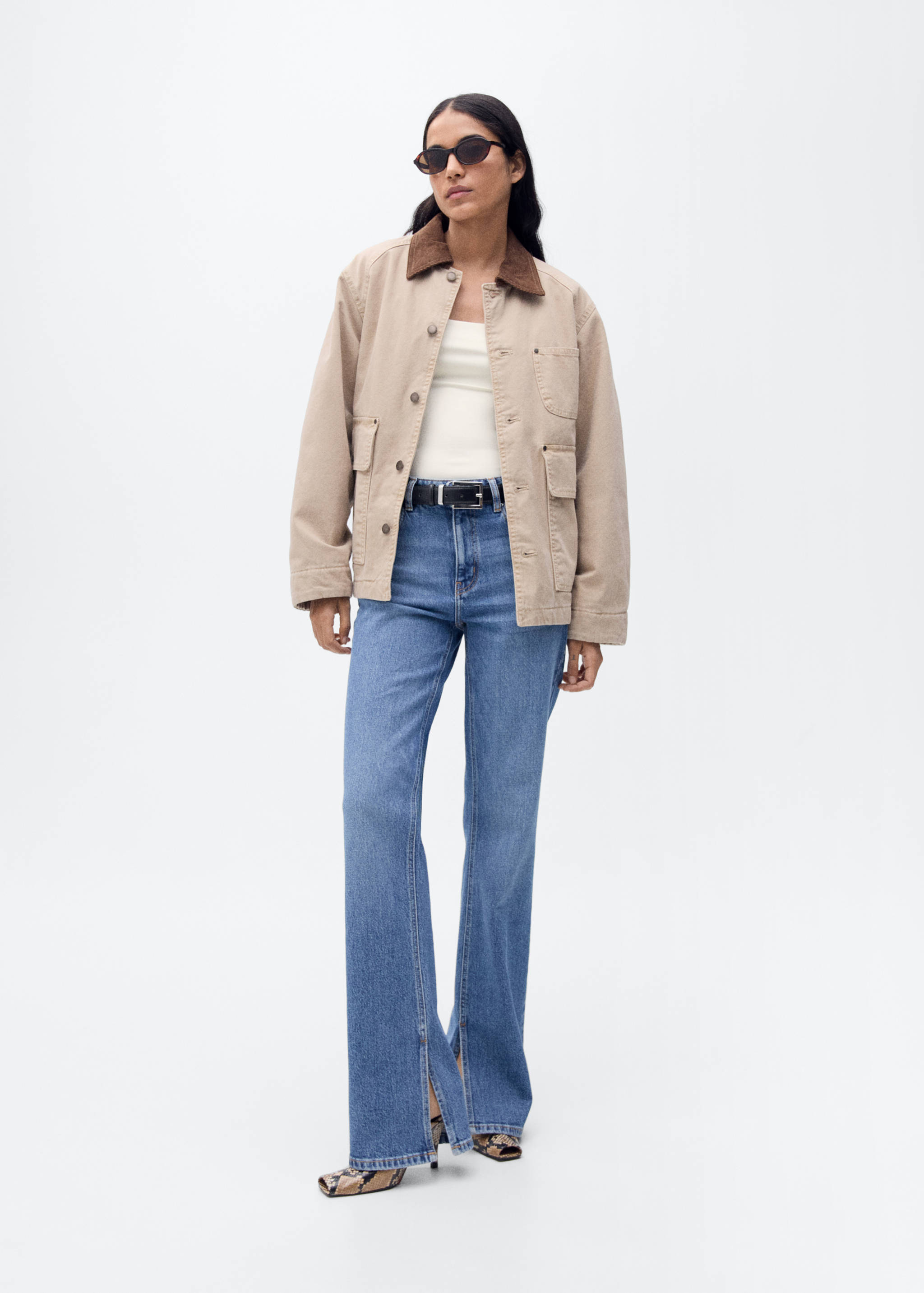 Sleeveless fitted bodysuit - General plane