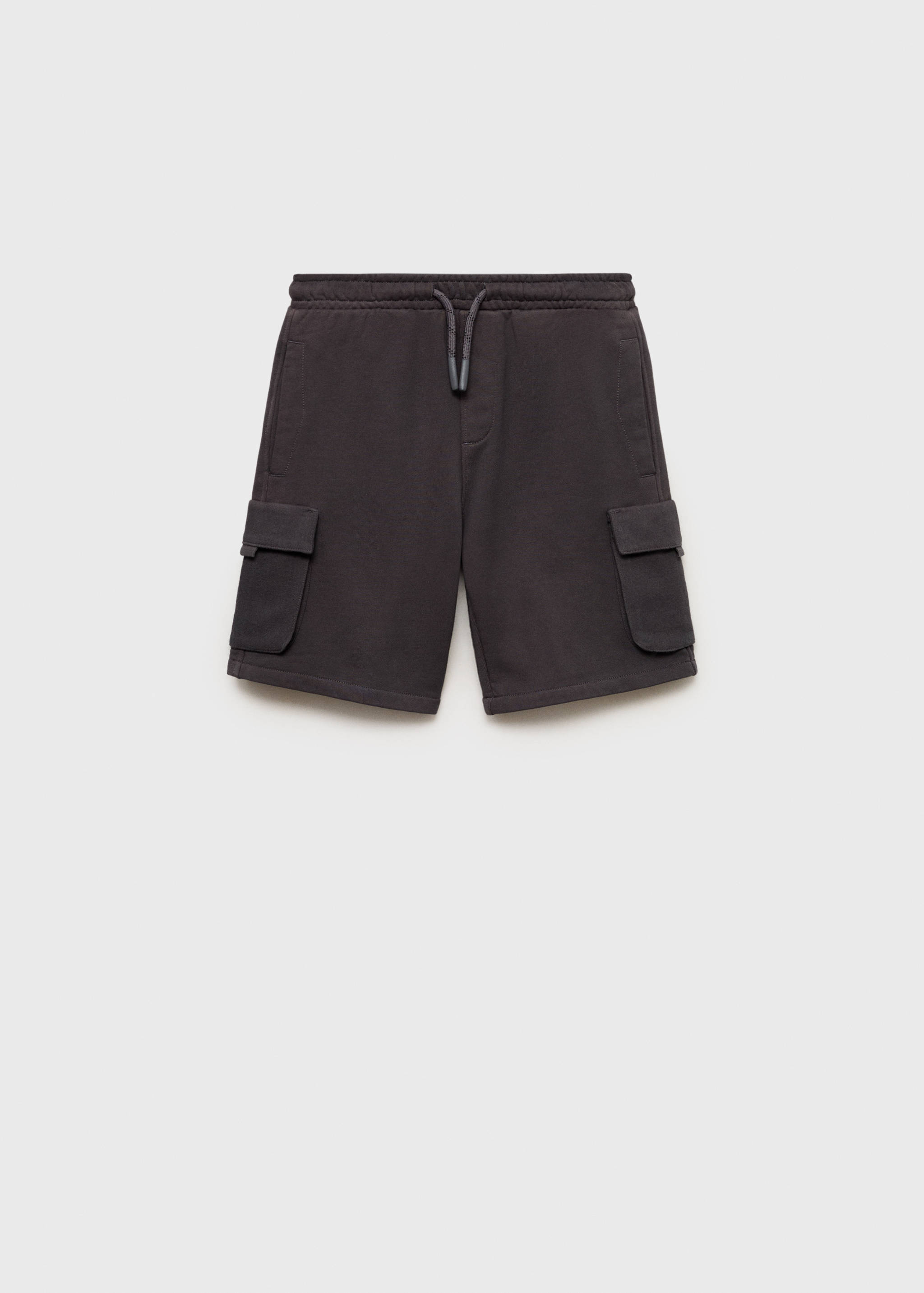 Drawstring cargo Bermuda shorts - Article without model
