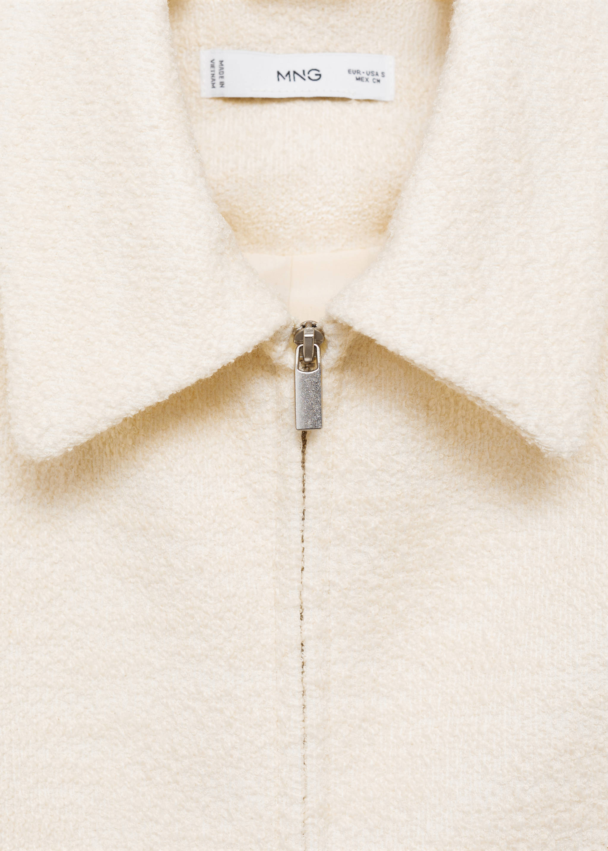 Cotton-blend jacket with lapel - Details of the article 8