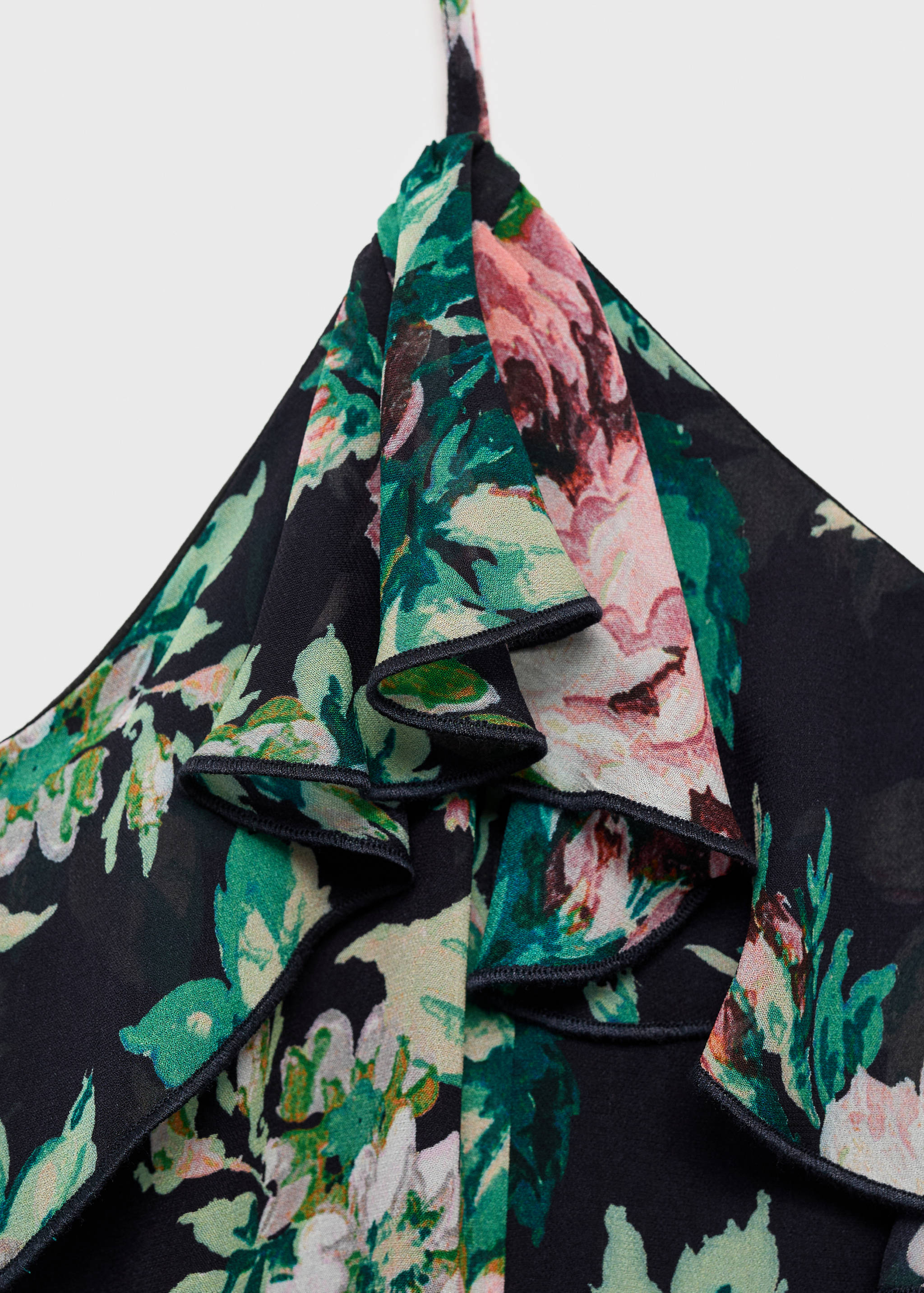 Vestido estampado floral volantes - Detalle del artículo 8