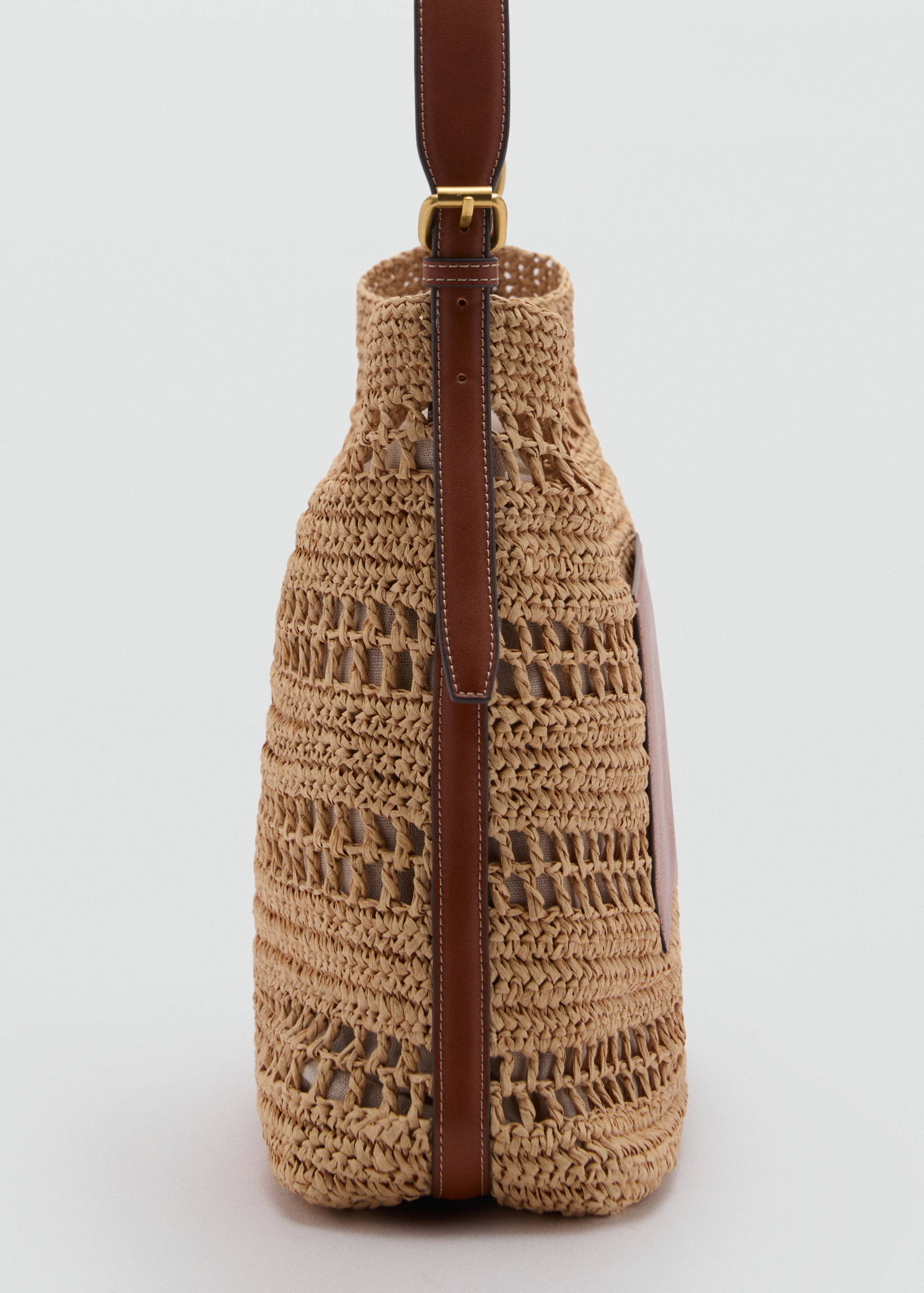 Сумка на плечевом ремне из натурального волокна - Деталь изделия 1