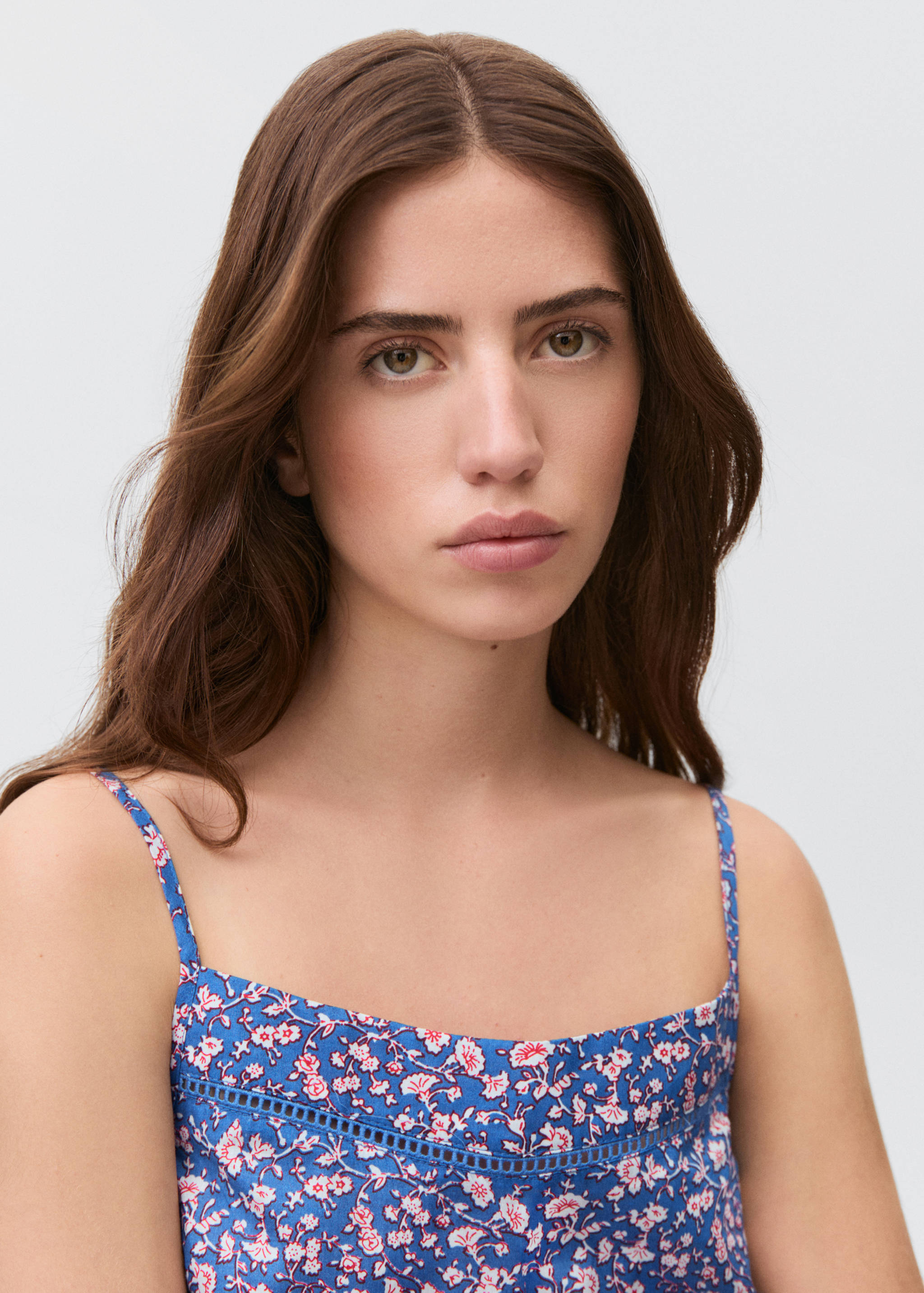 Floral-print pyjamas - Details of the article 1