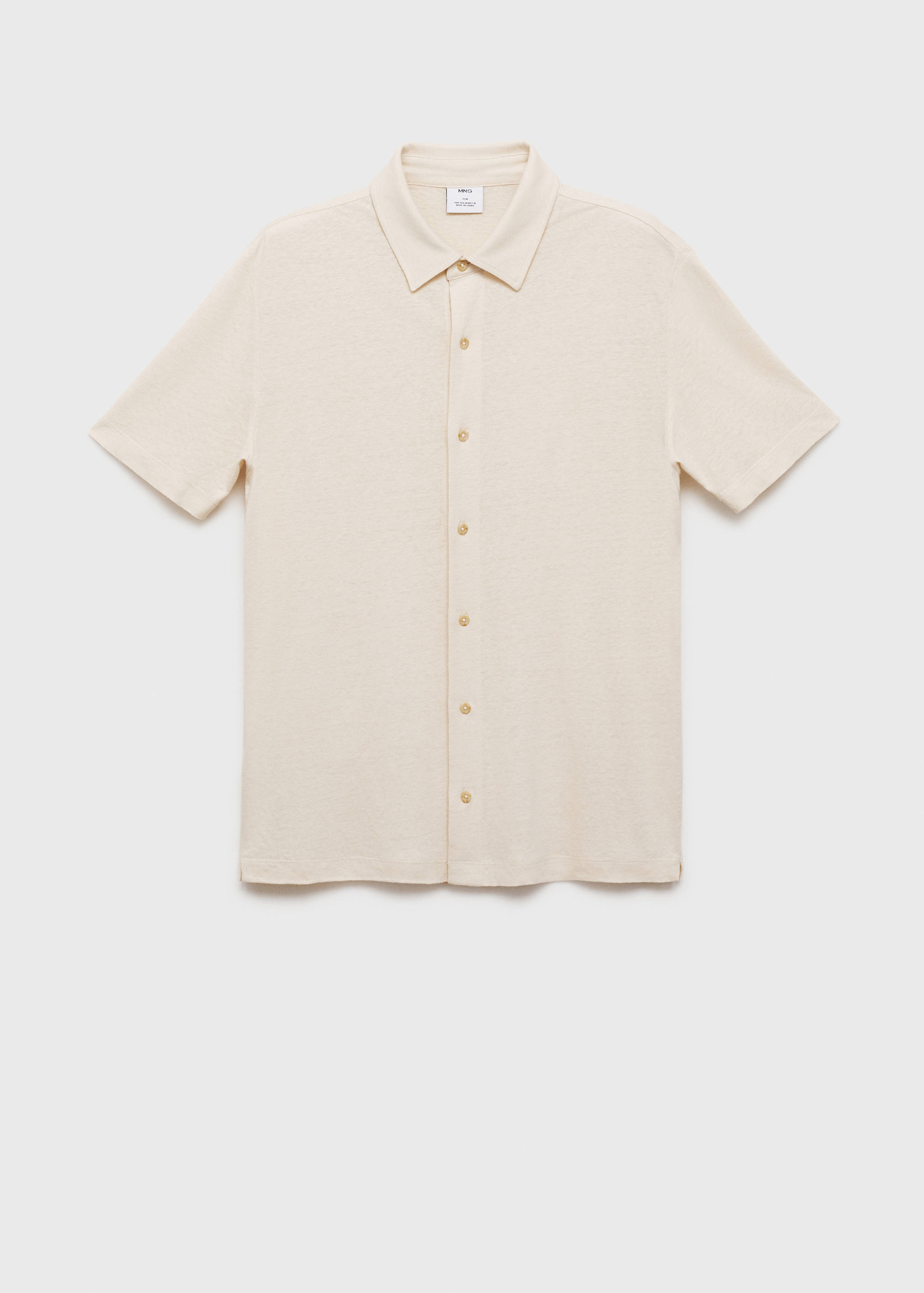 Regular-fit linen shirt - Article without model