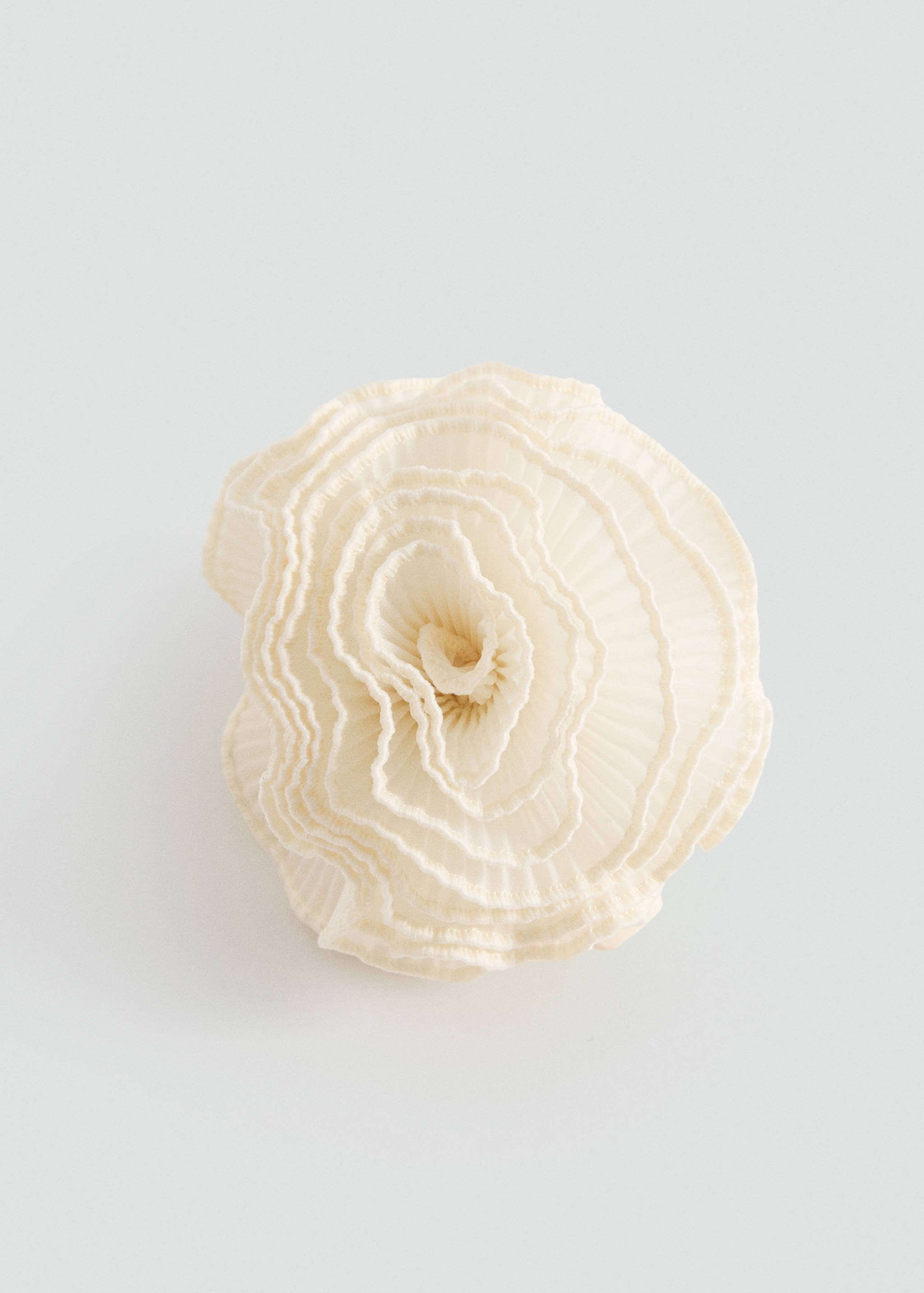 Textured-flower hair clip - Details of the article 1