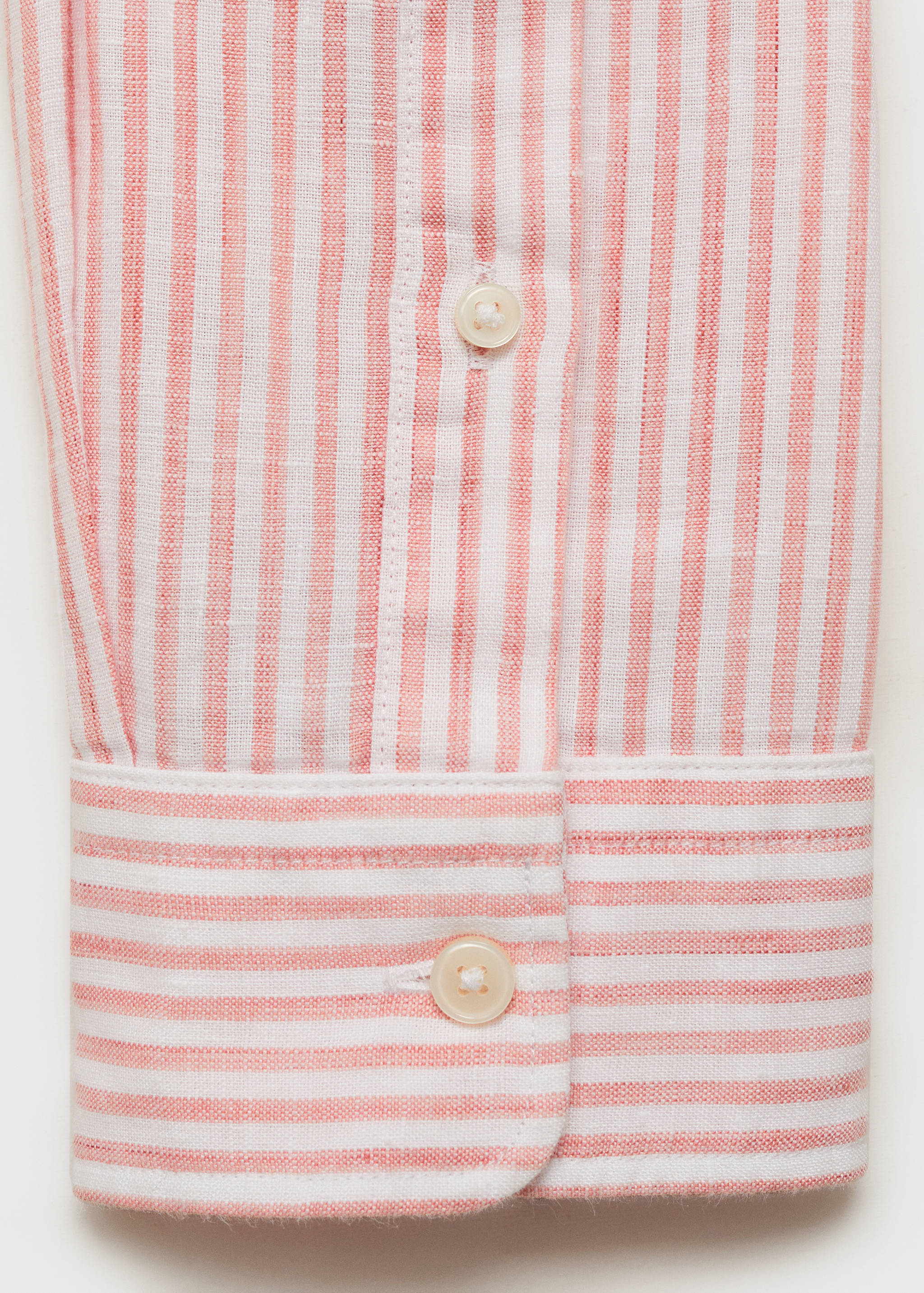 Chemise lin à rayures regular-fit - Détail de l'article 0