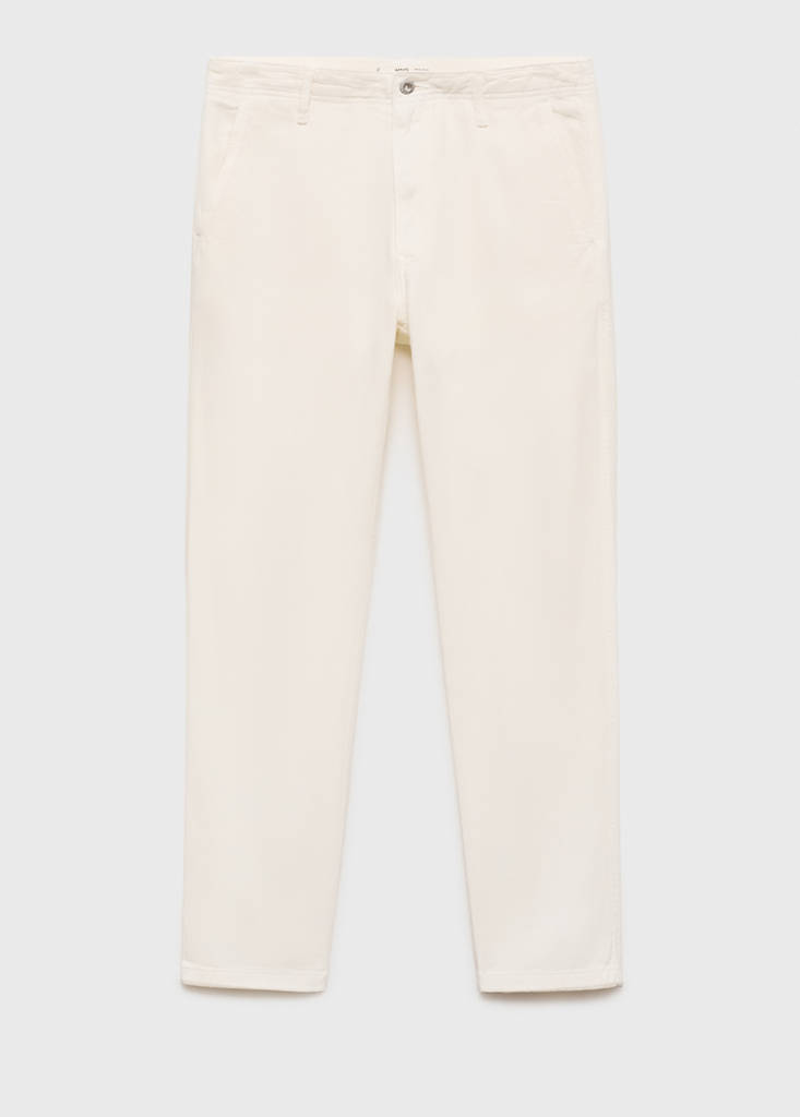 Lyocell regular-fit jeans — Off White
