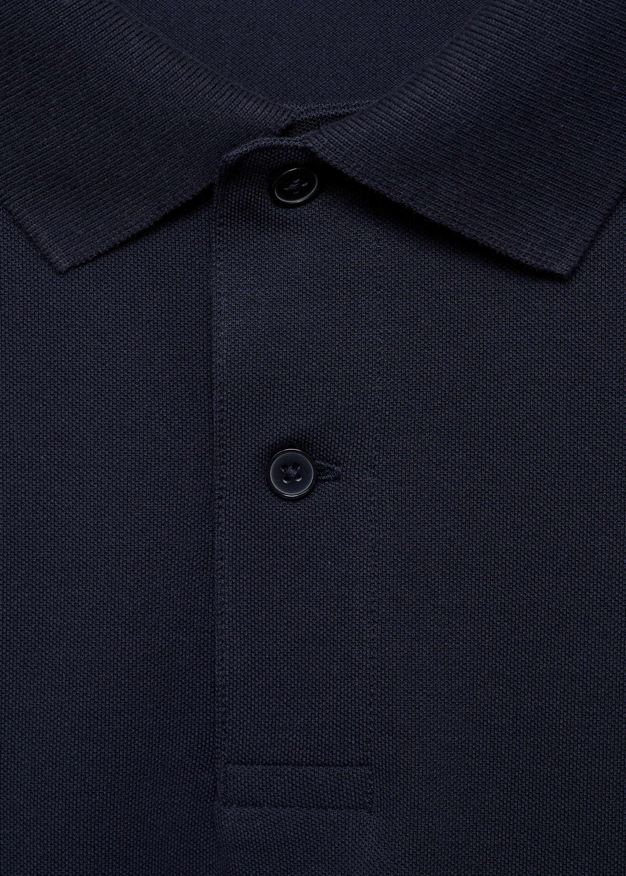 Relaxed-fit cotton piqué polo shirt - Details of the article 8