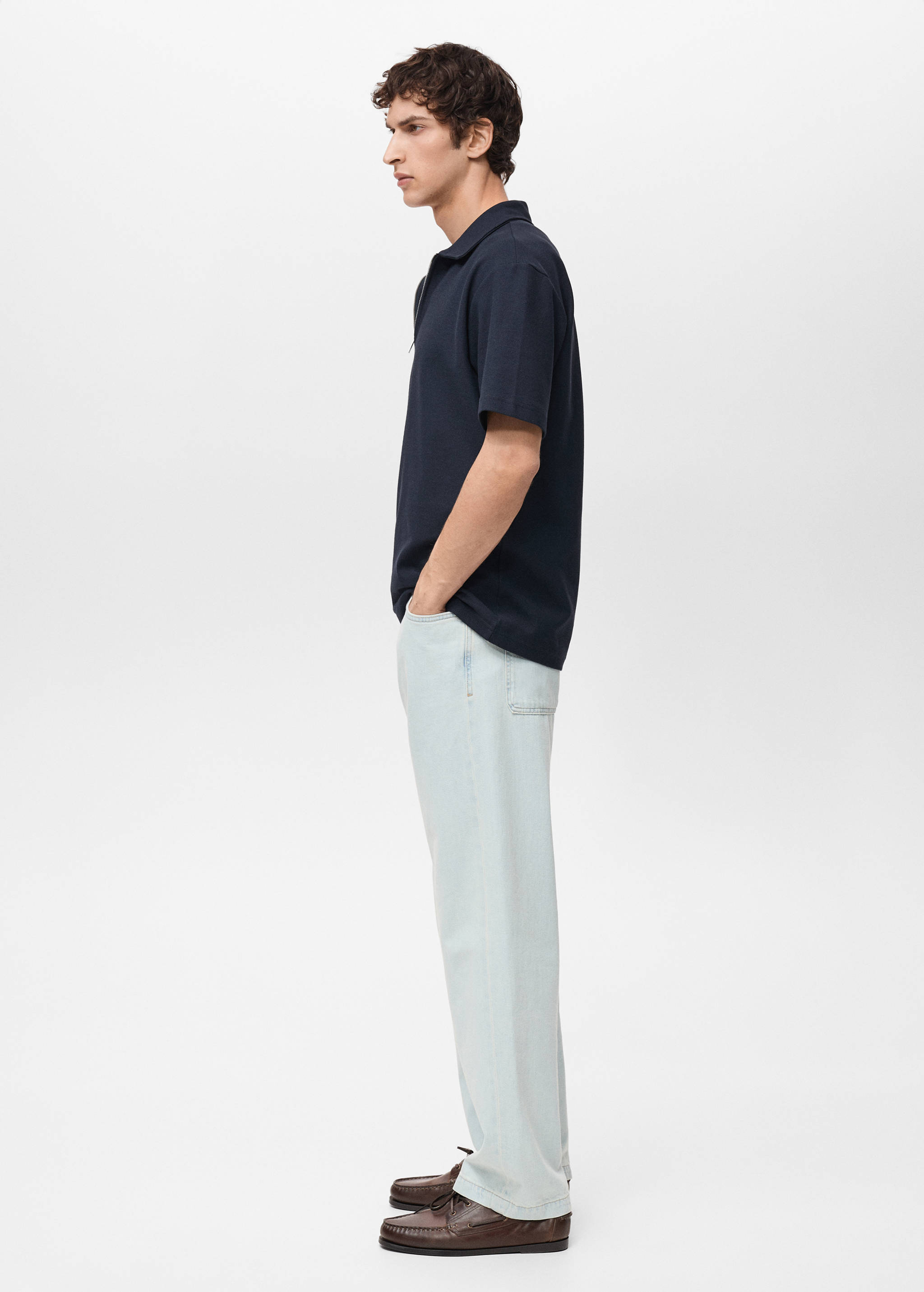 Polo structuré col zippé - Détail de l'article 2