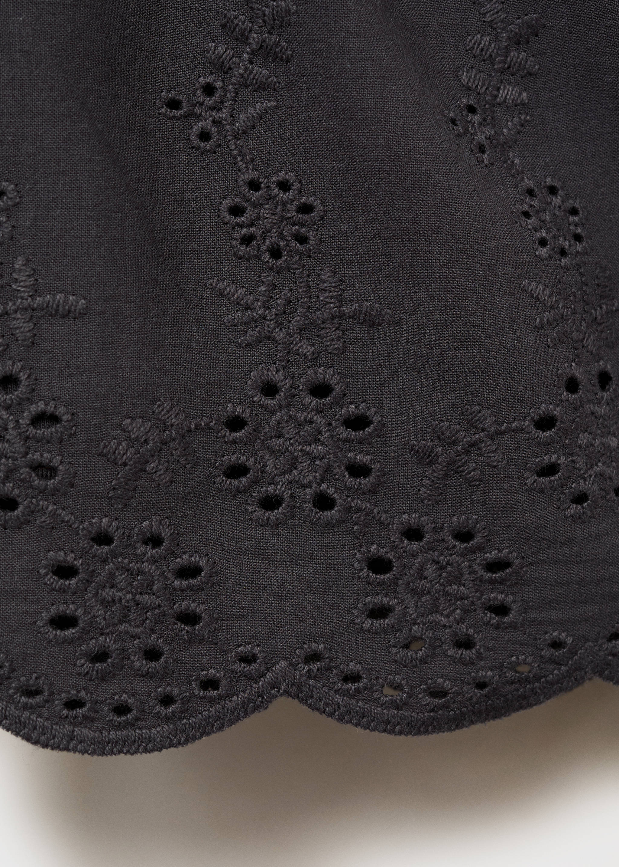 Swiss-embroidered ruffled skirt - Details of the article 0