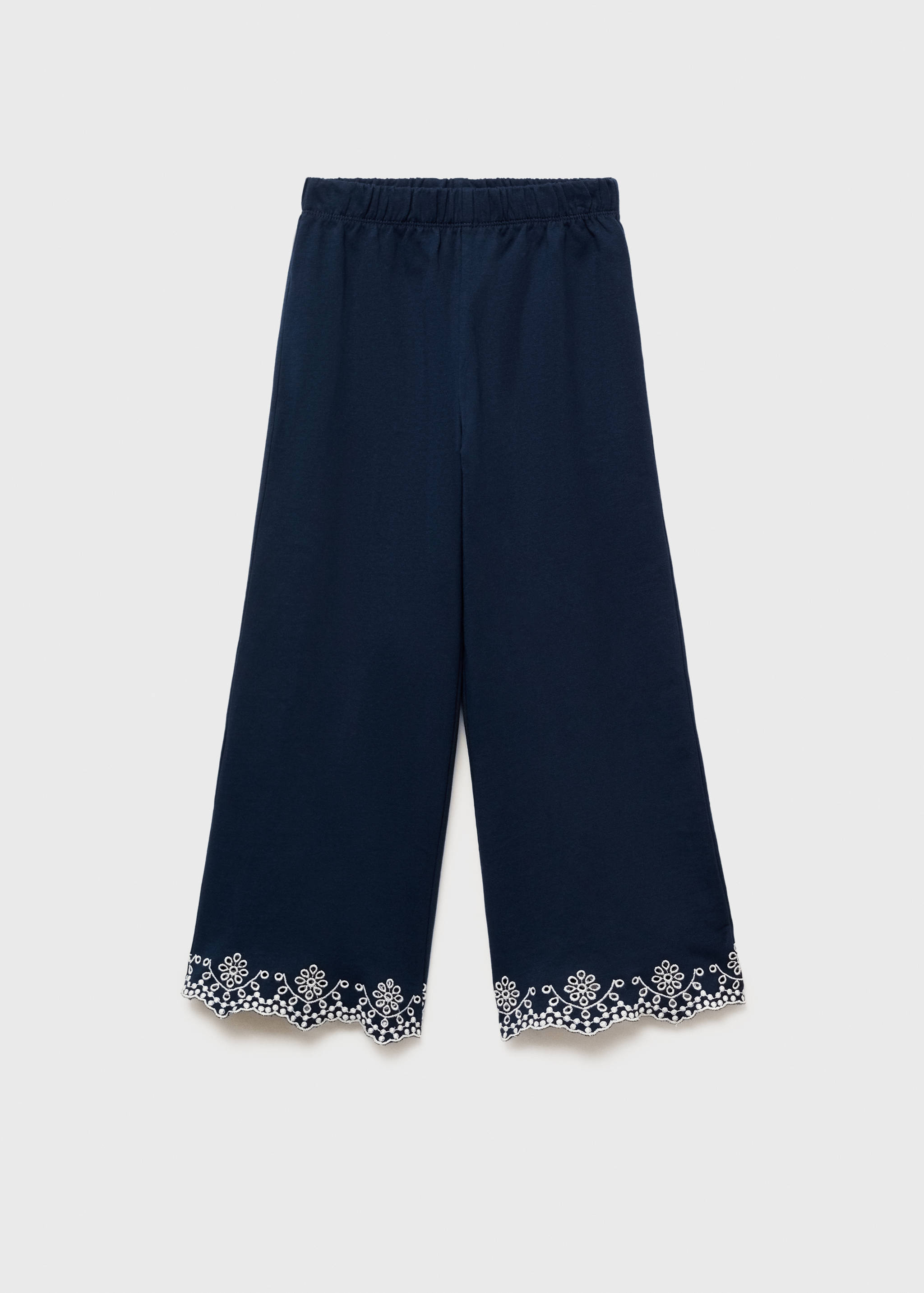 Broderie anglaise cotton troussers - Article without model