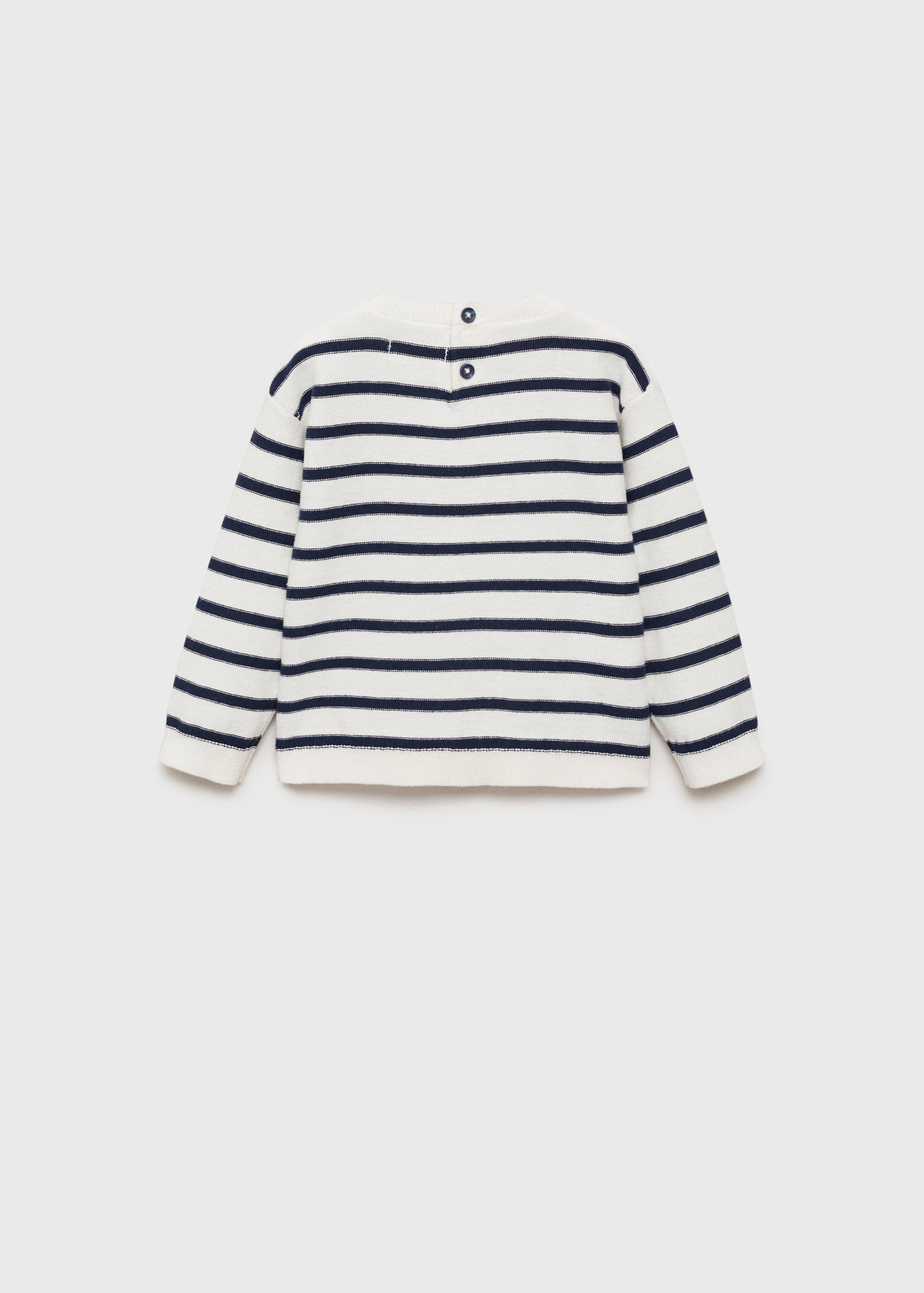 Pull-over coton à rayures - Verso de l’article