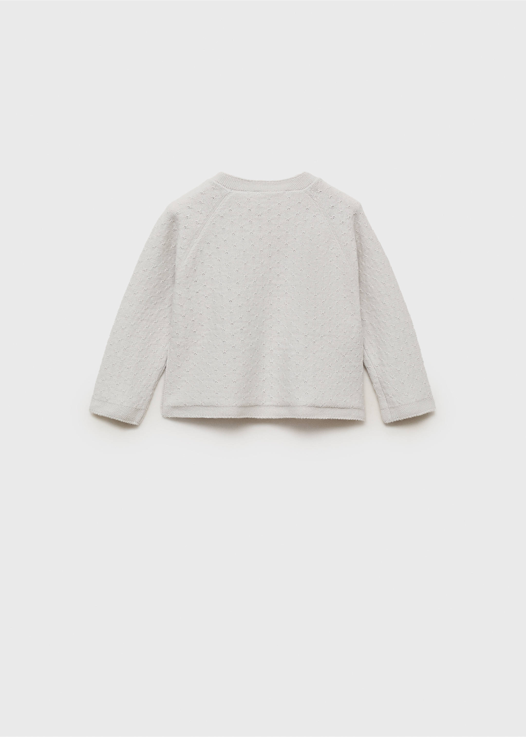 Jersey punto bordado - Reverso del artículo, Gris claro vigoré. Ref: 87095957-00.