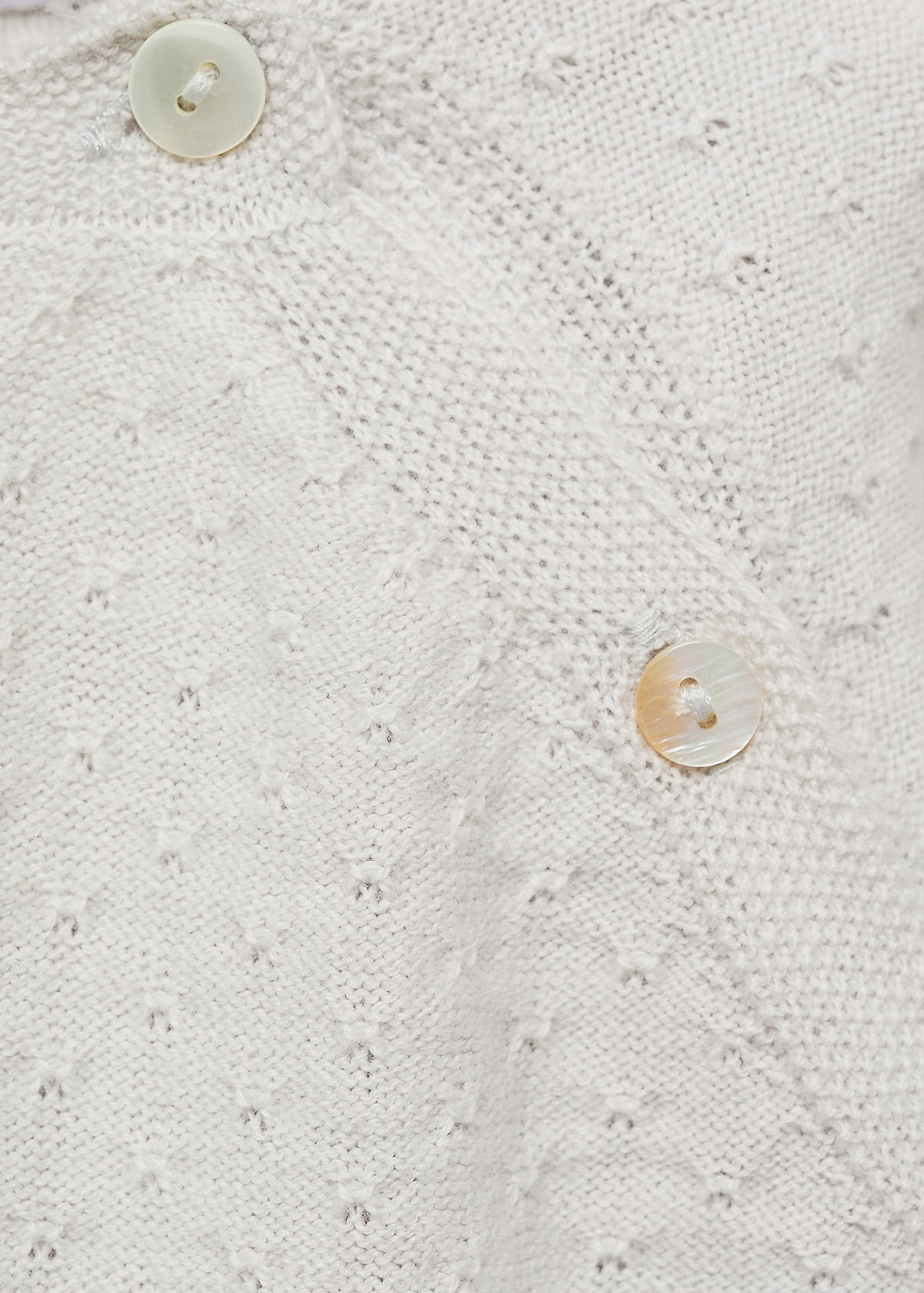 Knit embroidered sweater — Light Heather Grey