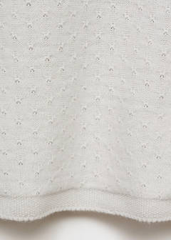 Knit embroidered sweater — Light Heather Grey 4