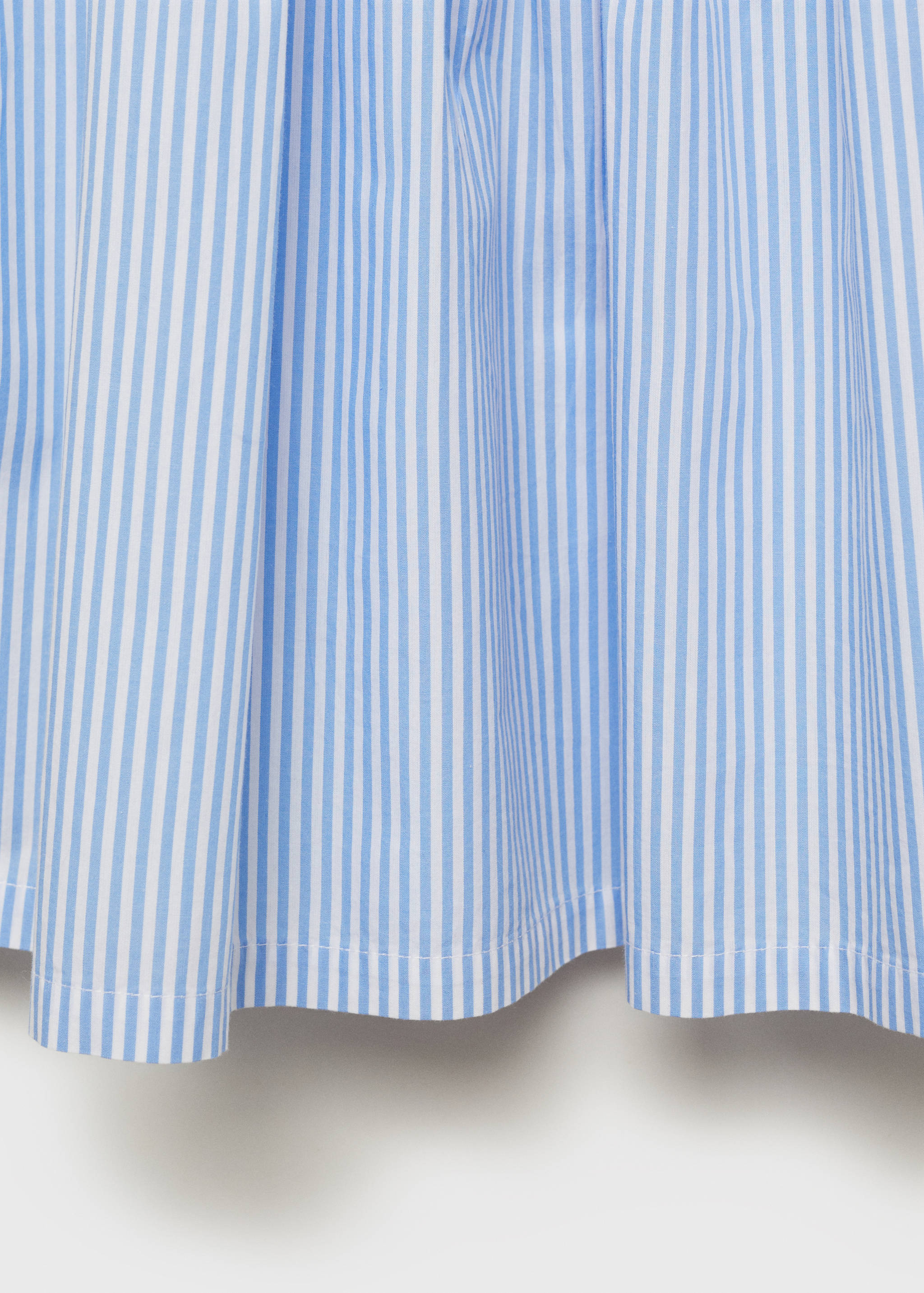 Striped gathered dress - Details of the article 0