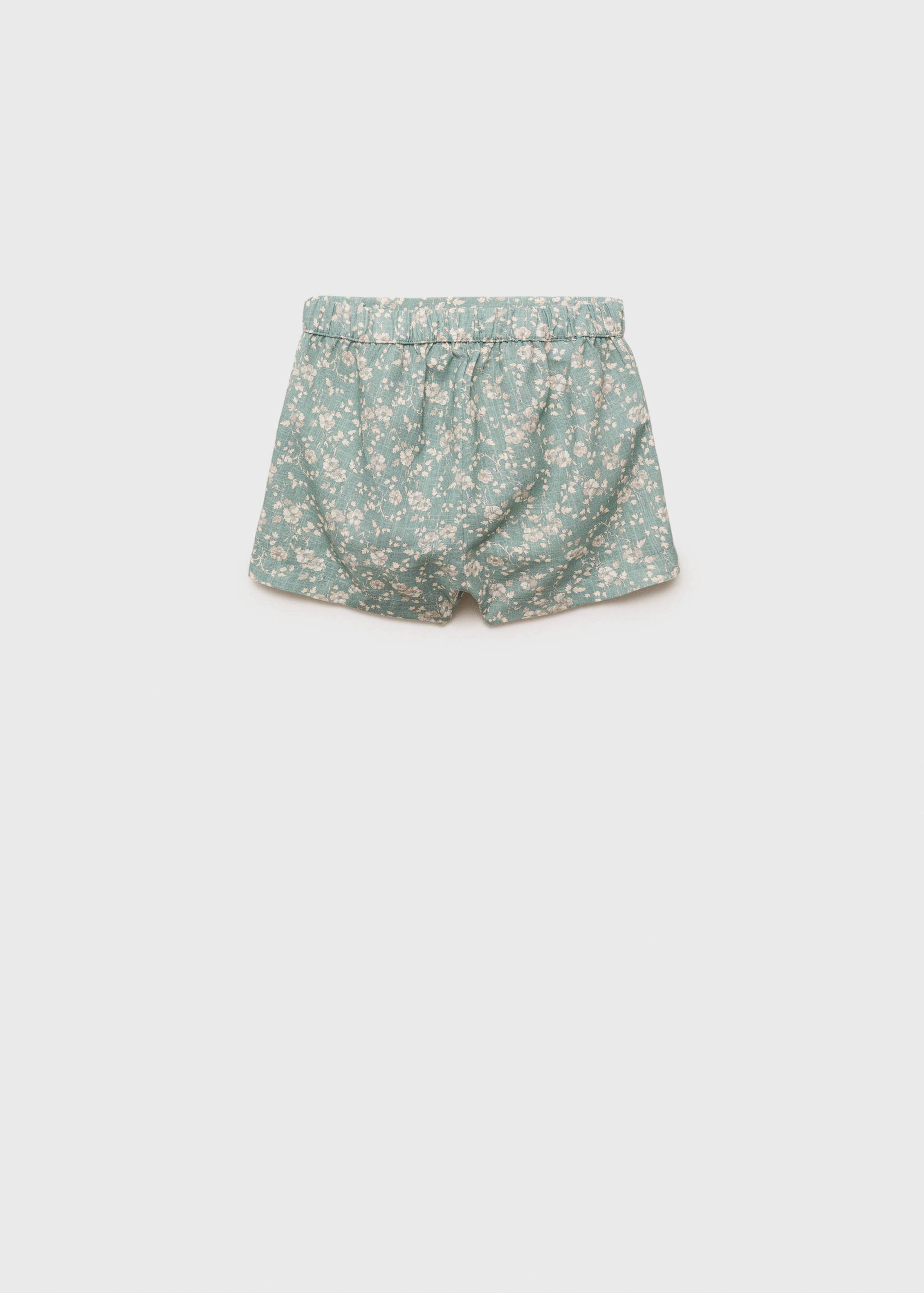 Shorts algodón flores - Reverso del artículo