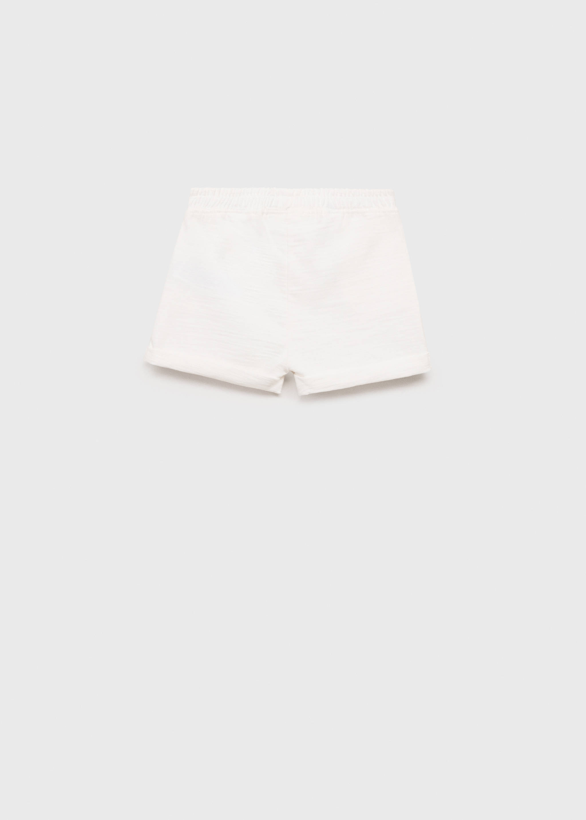 Cotton shorts - Reverse of the article