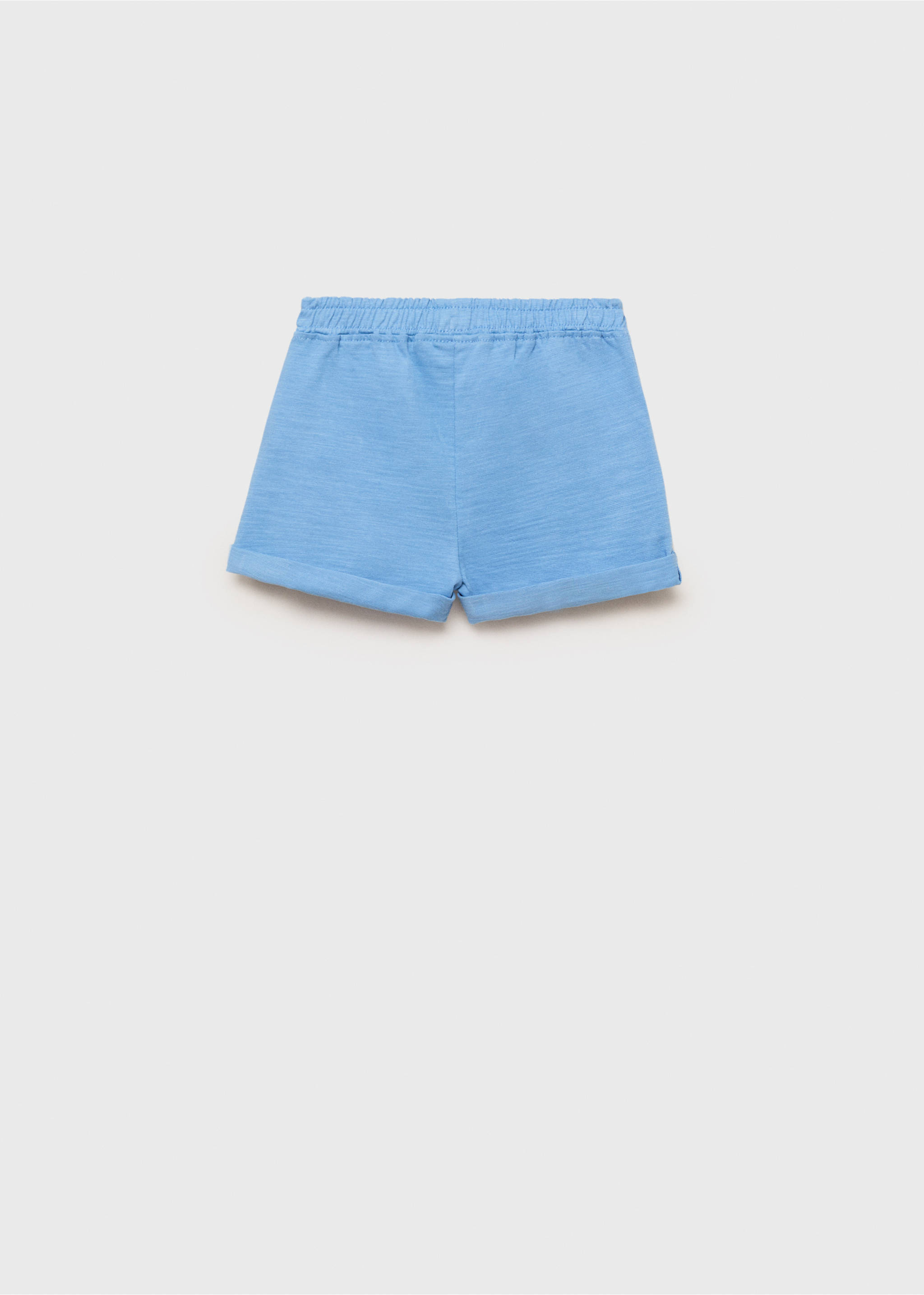 Shorts algodón - Reverso del artículo, Azul. Ref: 87095972-00.