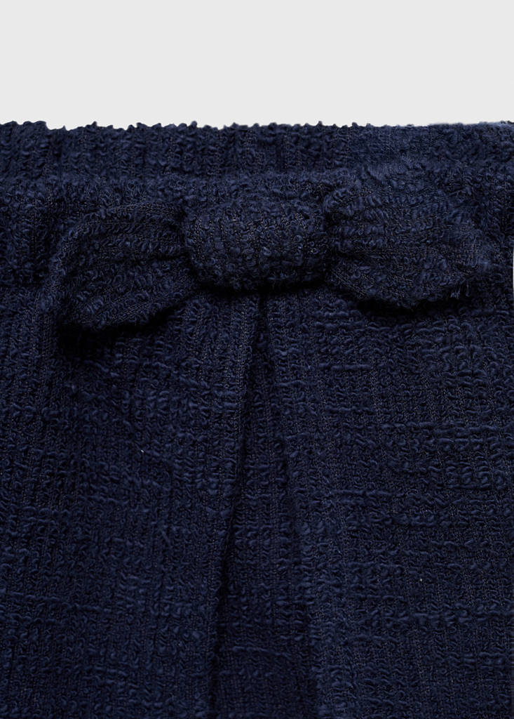 Skort with bow — Dark Navy
