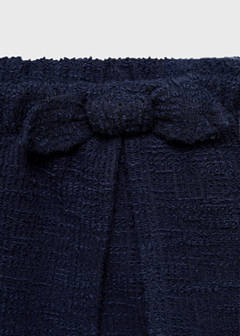 Skort with bow — Dark Navy 3