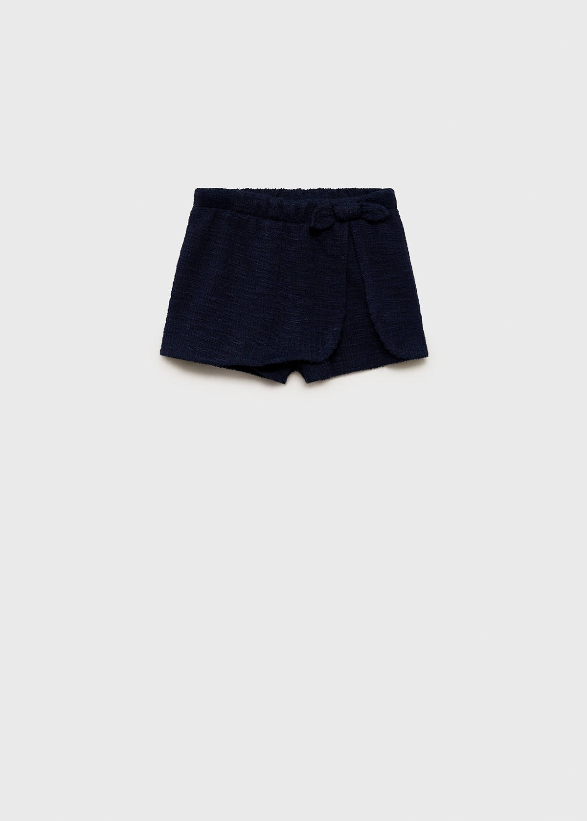 Skort with bow — Dark Navy