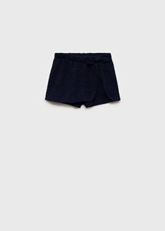 Skort with bow — Dark Navy 2