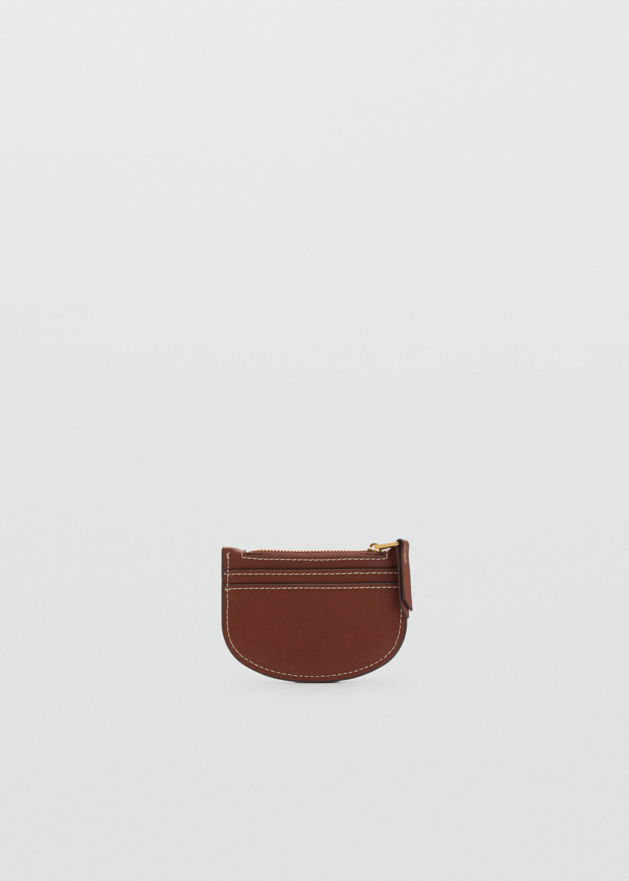 Mini oval canvas card holder - Details of the article 1