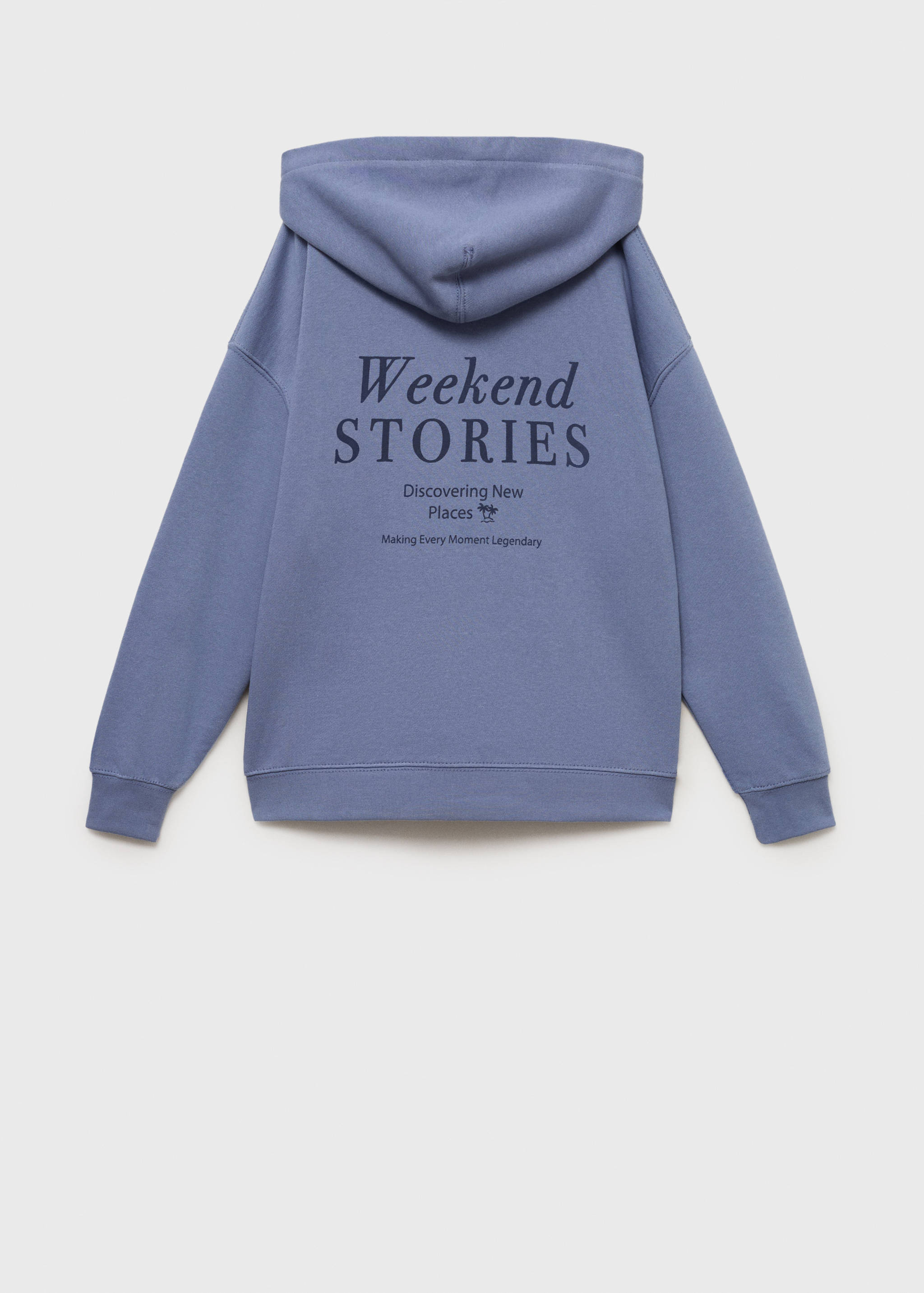 Kapüşonlu sweatshirt - Ürünün arkası