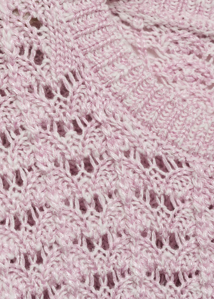 Openwork knit sweater — Light/Pastel Purple