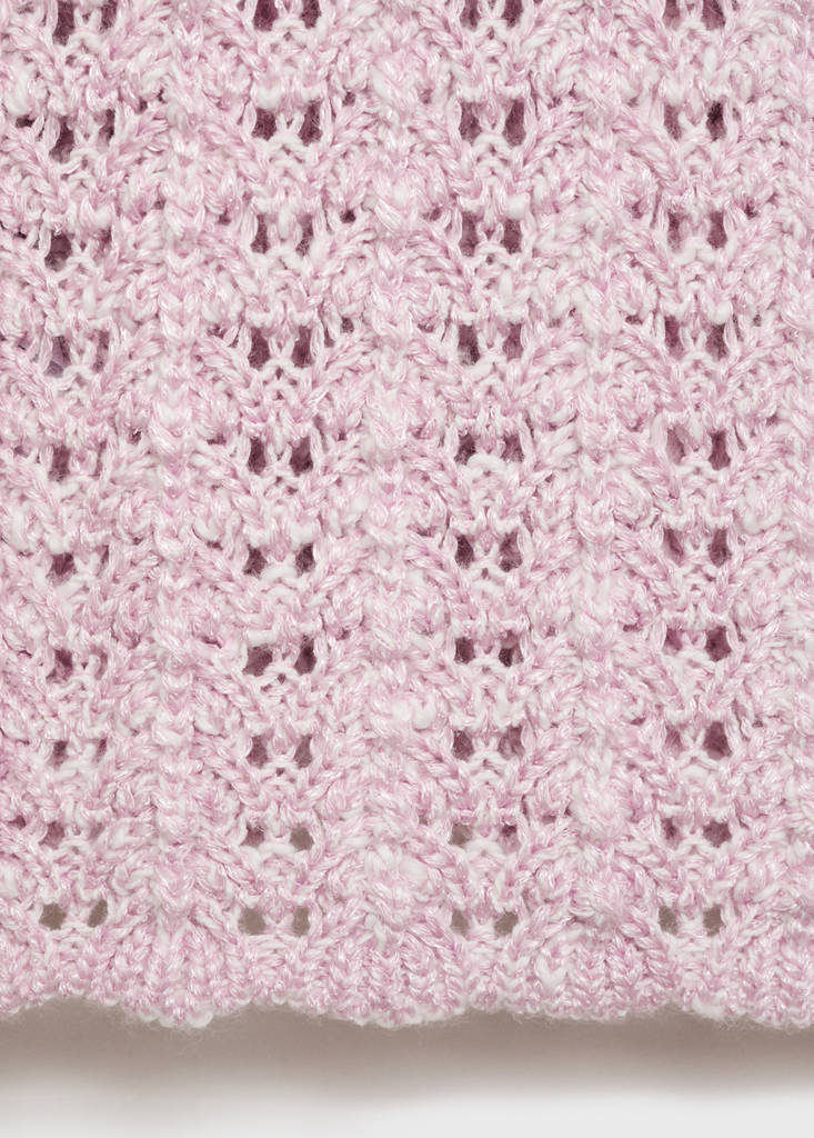 Openwork knit sweater — Light/Pastel Purple