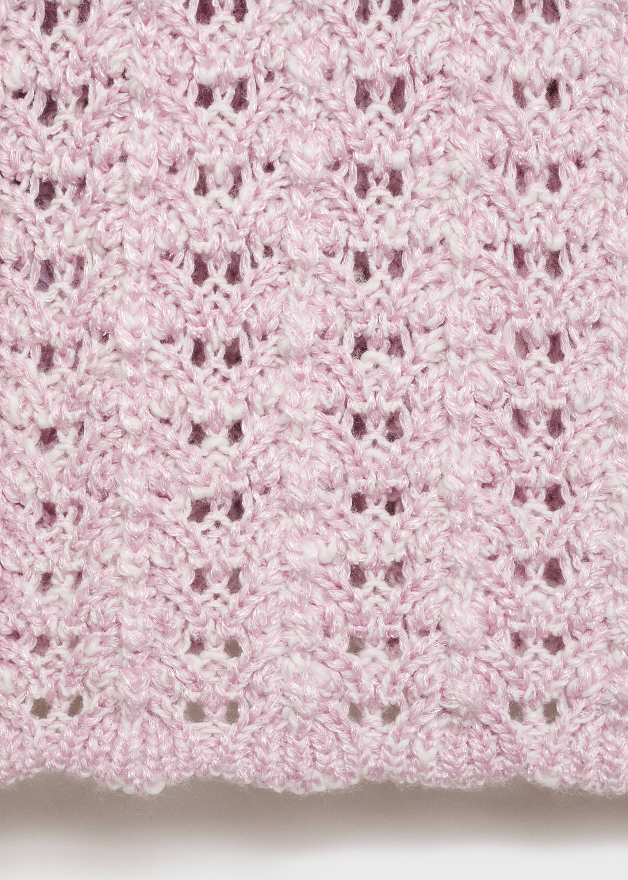 Jersey punto calado - Detalle del artículo 0, Morado claro/pastel. Ref: 87095979-00.