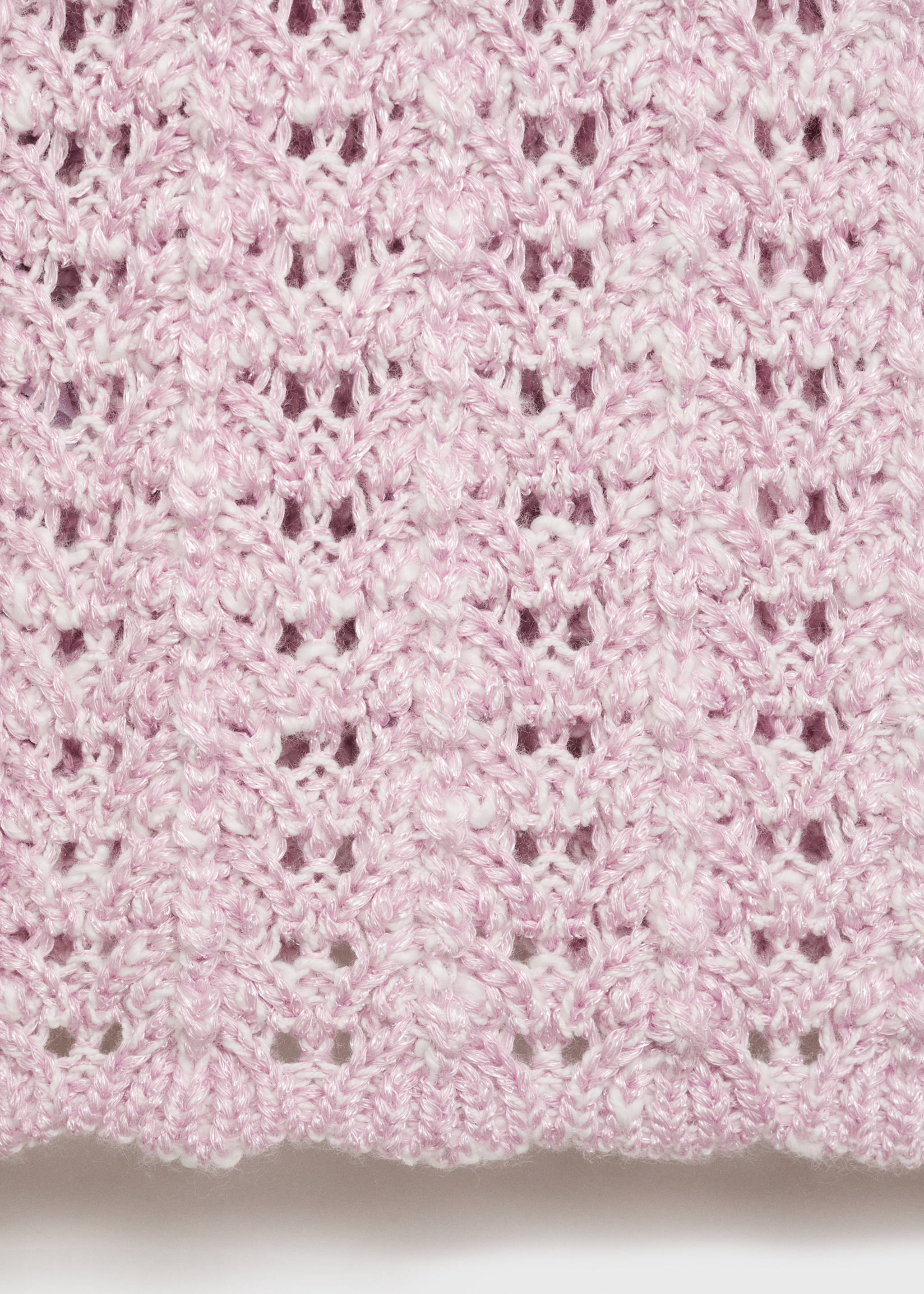 Knit sweater with lace pattern - Details of the article 0