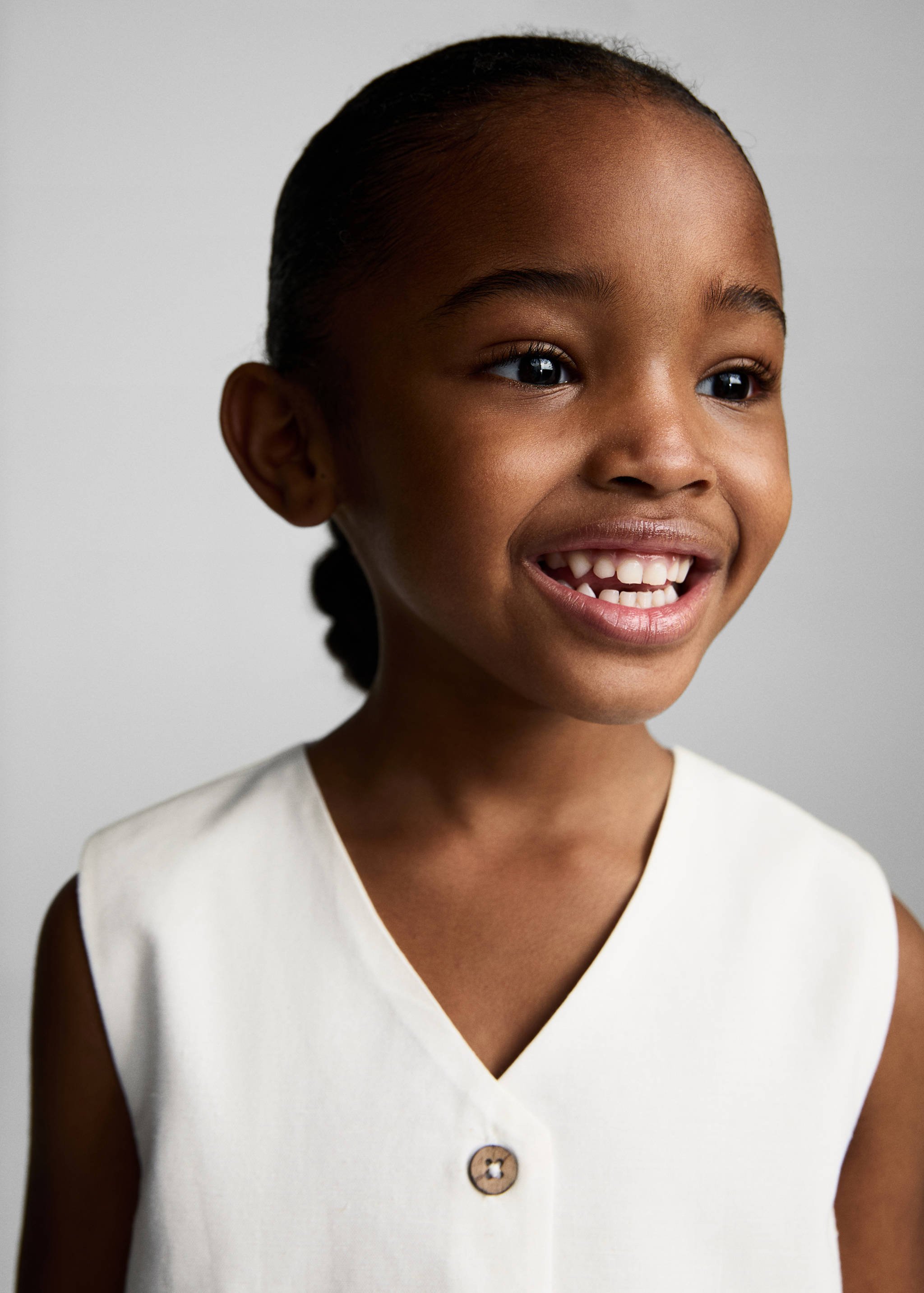 Chaleco lino botones - Detalle del artículo 1