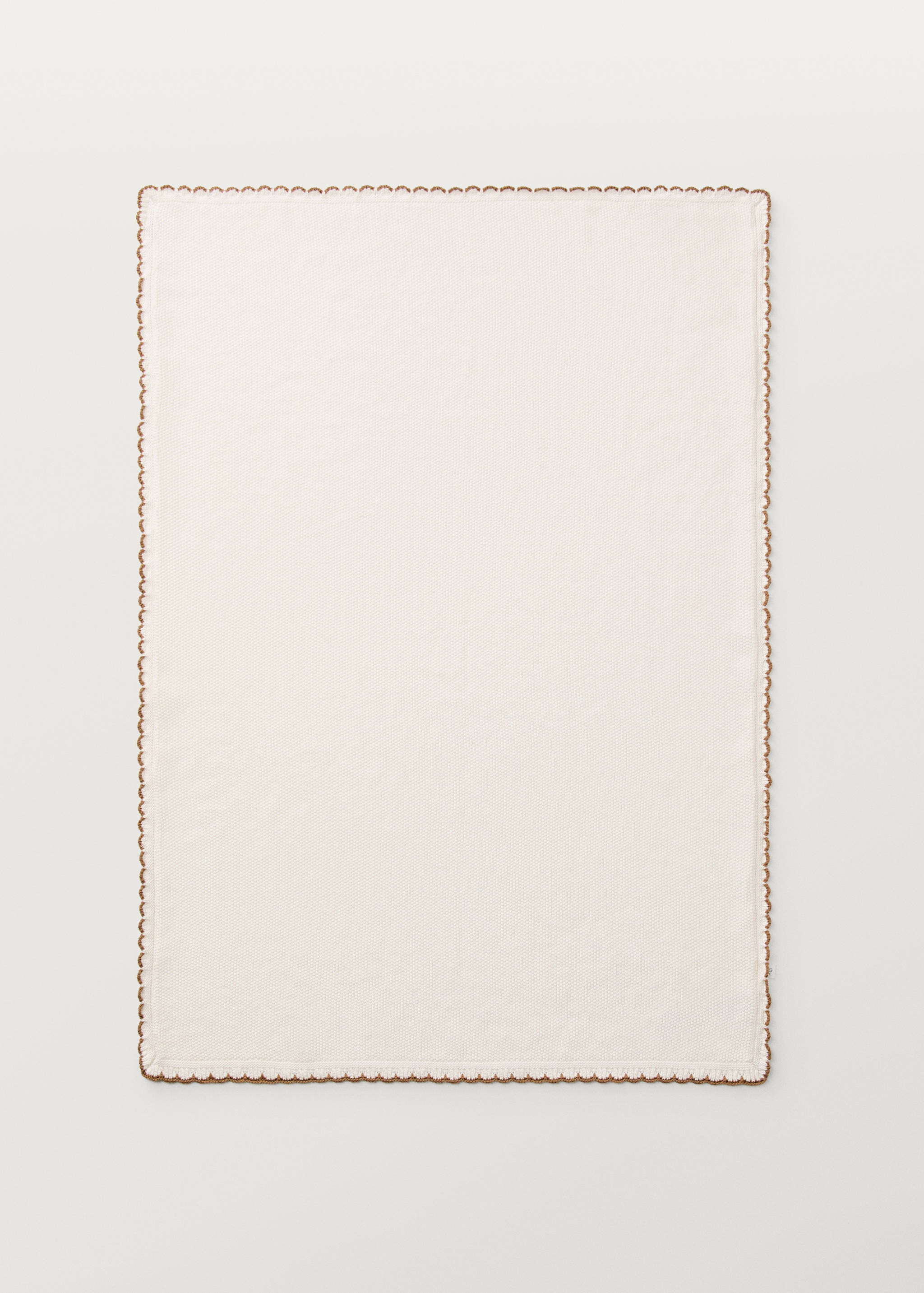 Manta infantil cotó punt vora ganxet - Detall de l'article 3