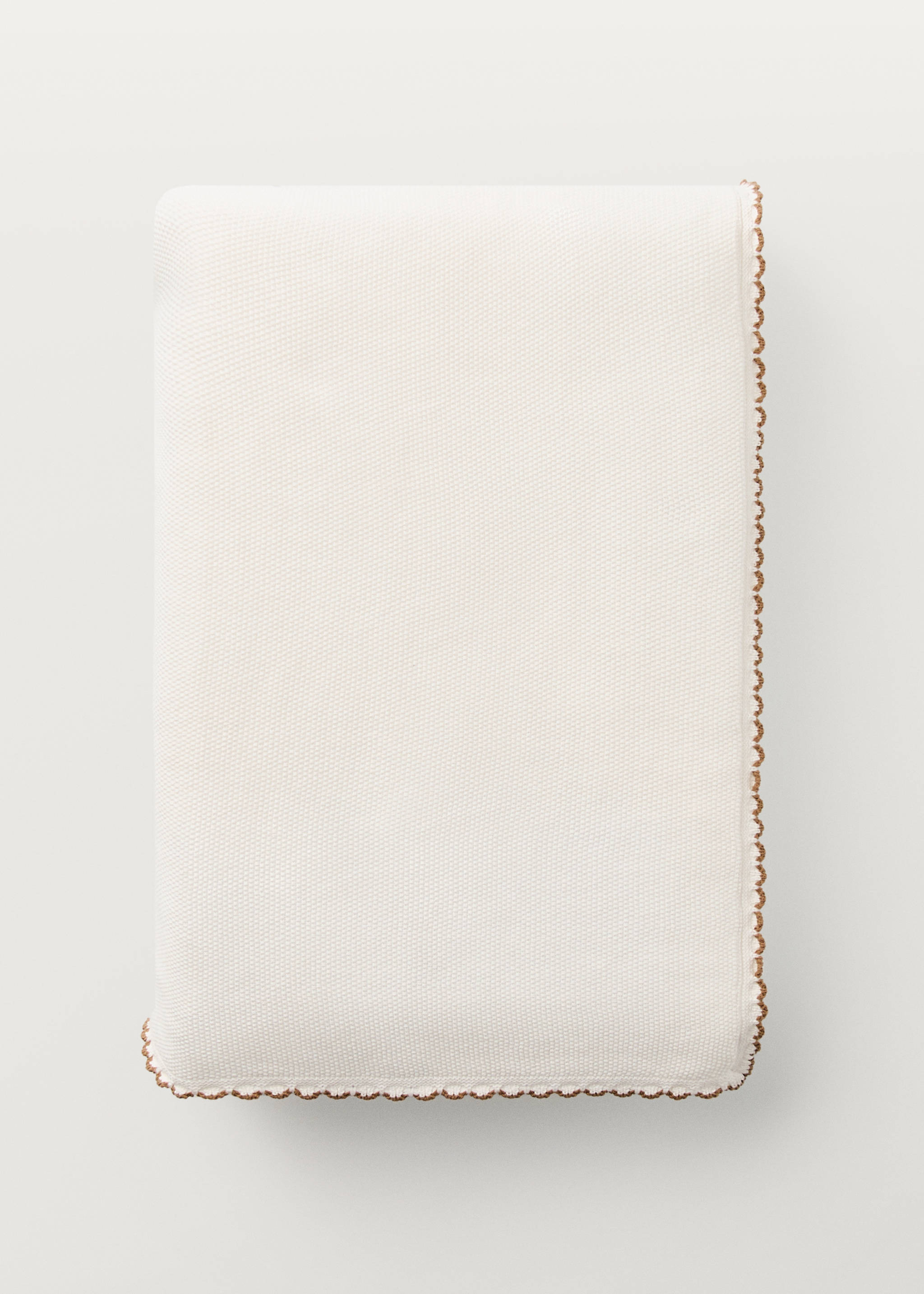 Manta infantil cotó punt vora ganxet - Detall de l'article 4