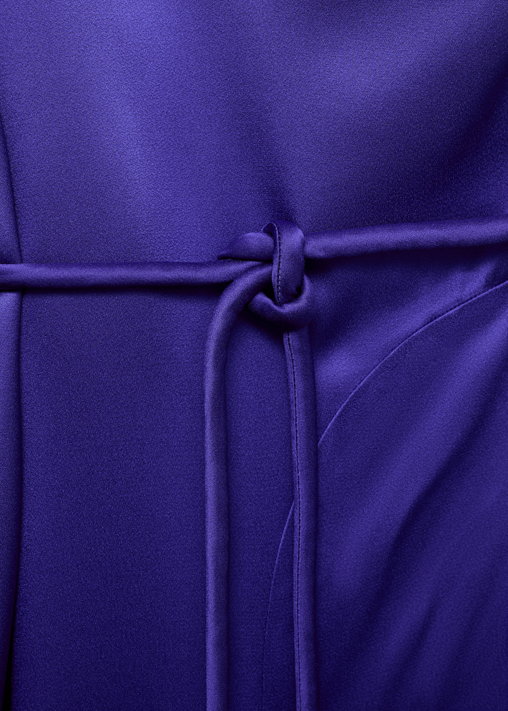 Σατέν ολόσωμη φόρμα με μάξι βολάν - Λεπτομέρεια του προϊόντος 8