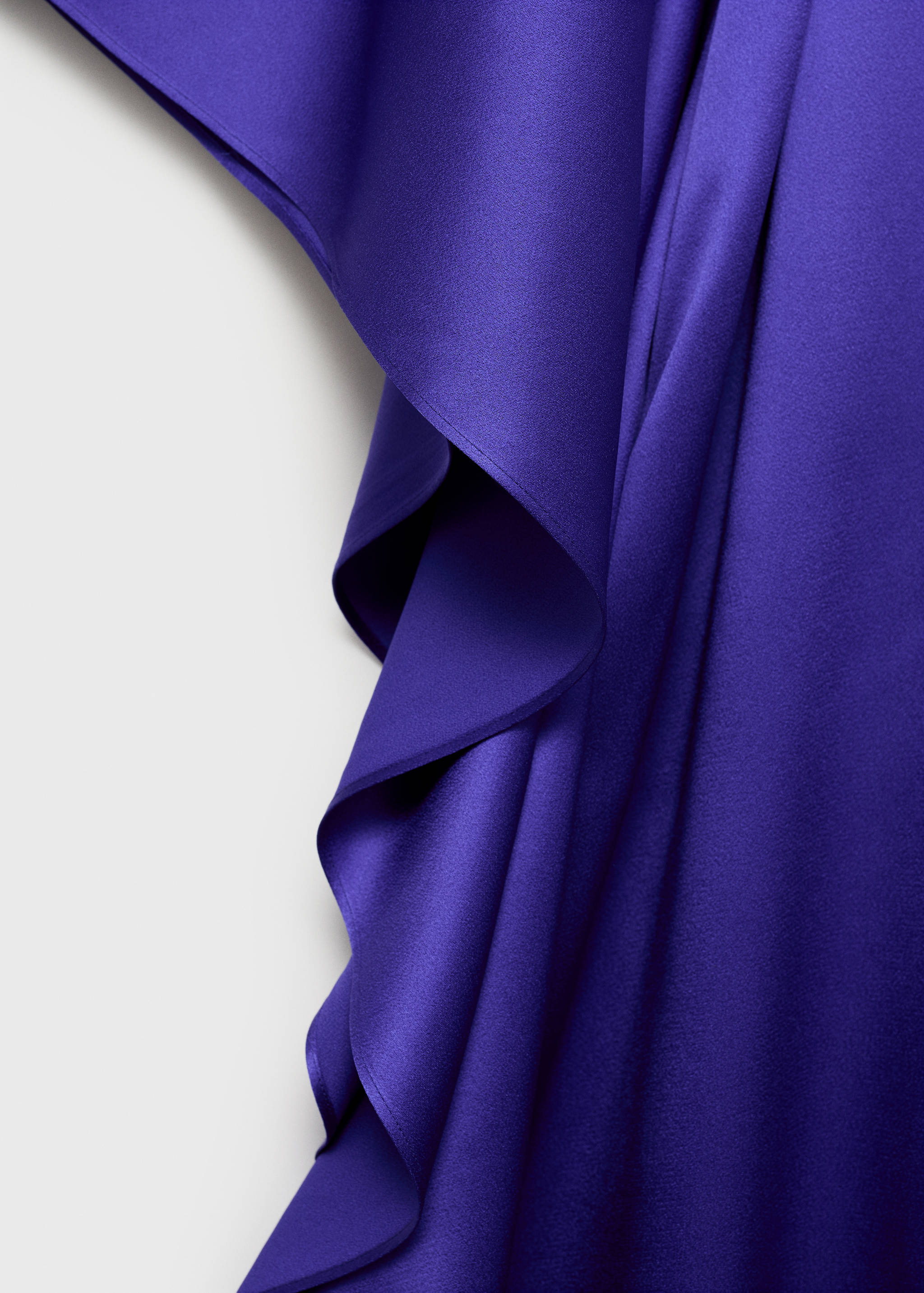 Σατέν ολόσωμη φόρμα με μάξι βολάν - Λεπτομέρεια του προϊόντος 0