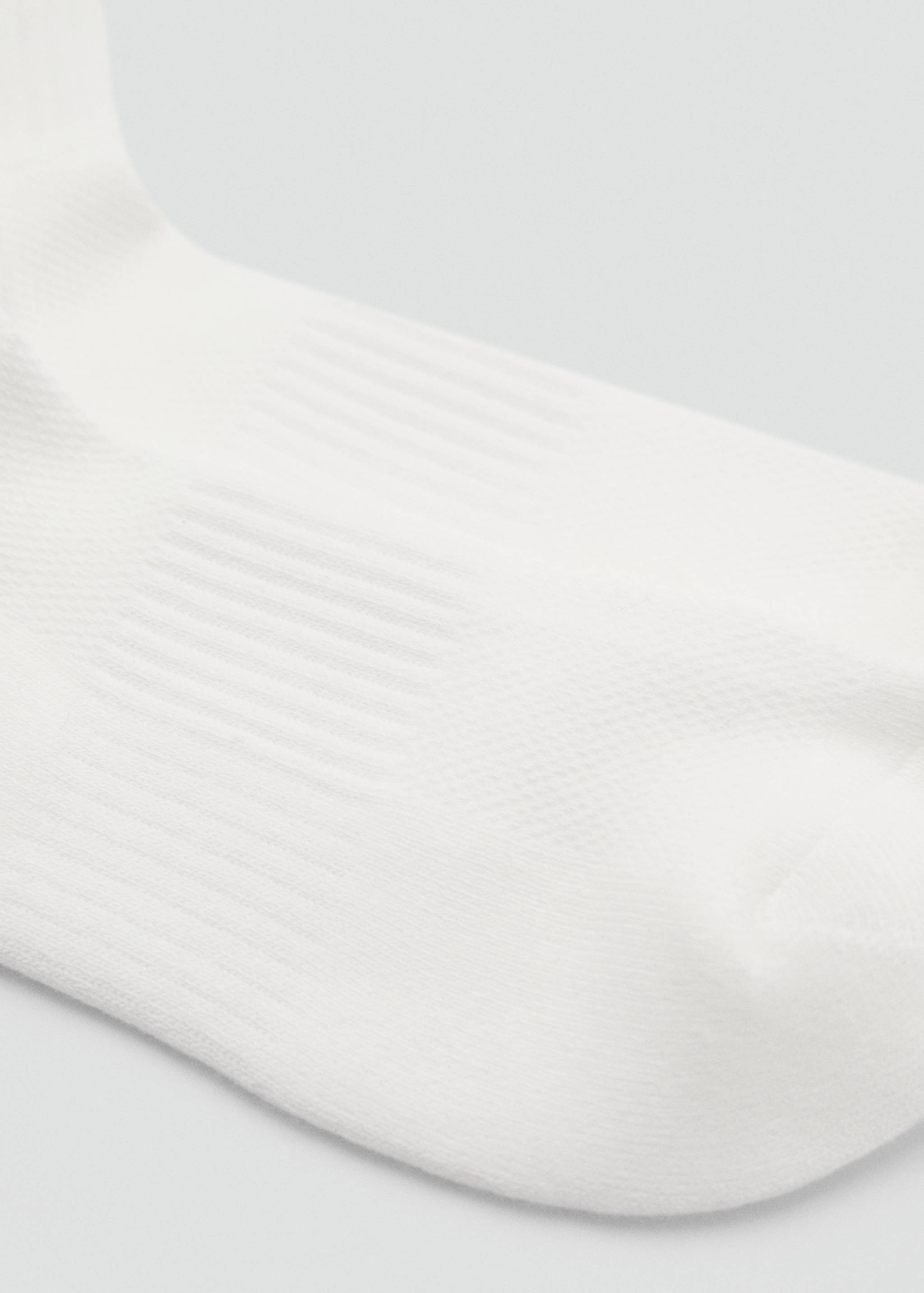Embroidered double stripe socks - Details of the article 1