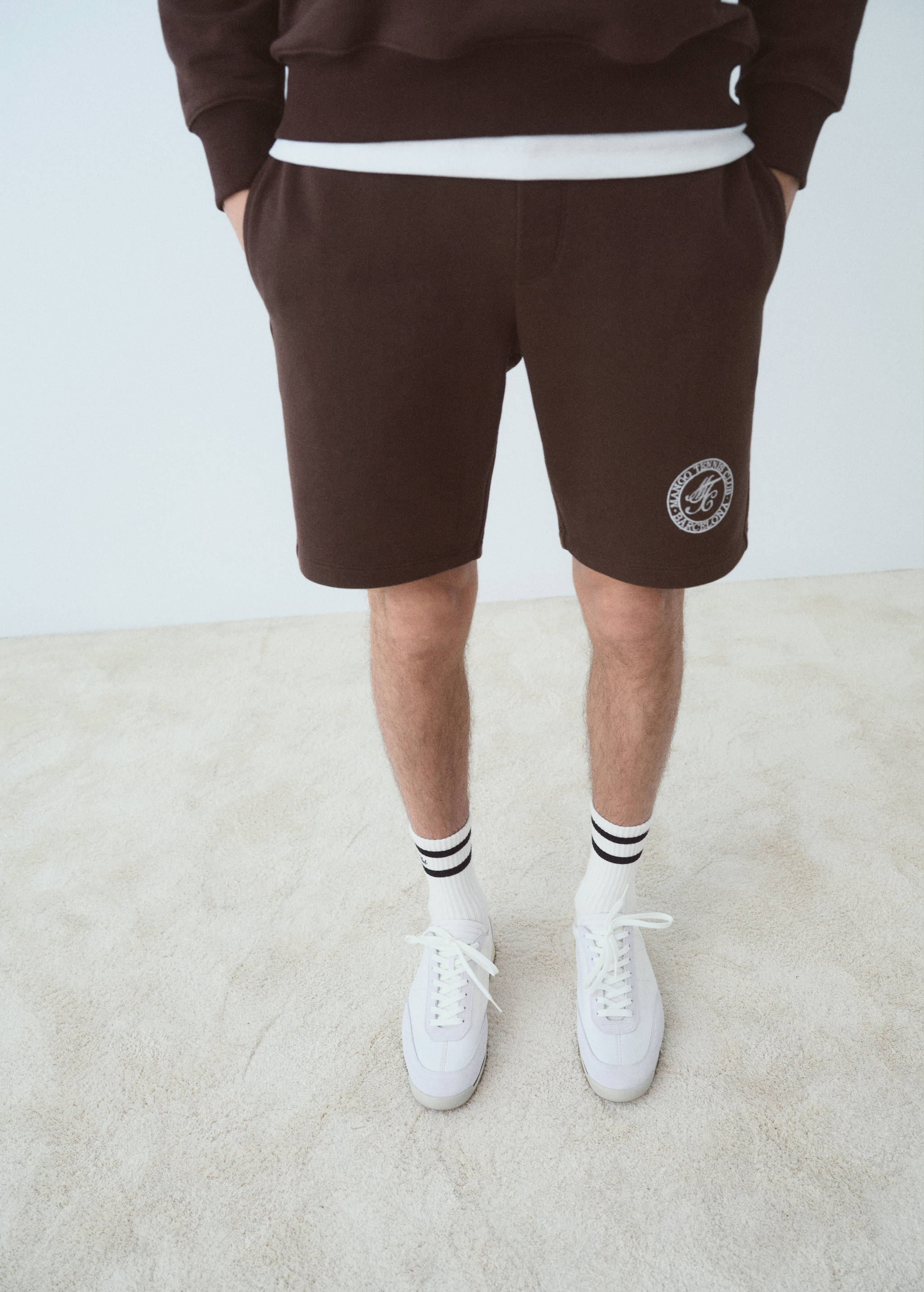 Embroidered double stripe socks - Details of the article 3