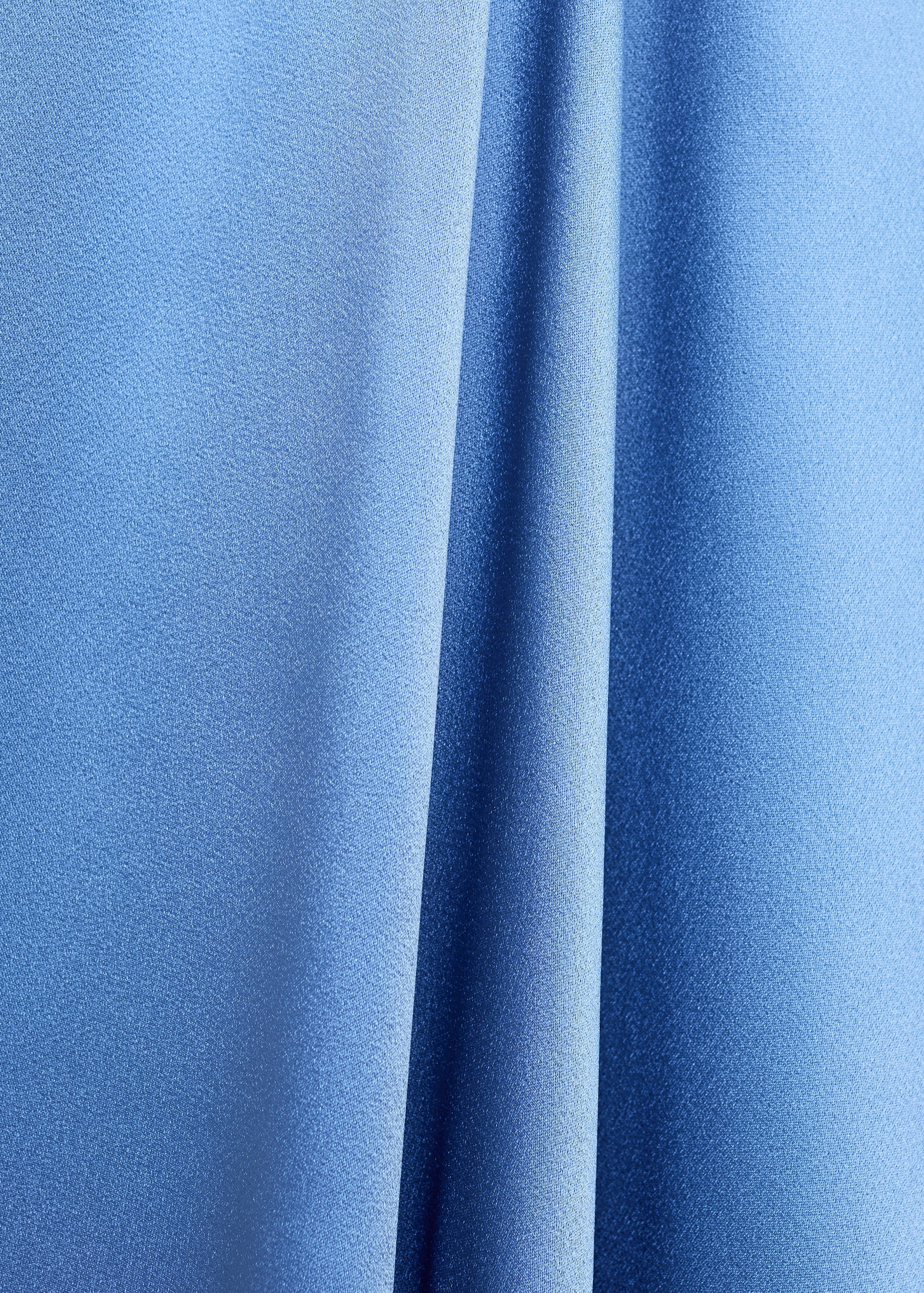 Vestido acetinado assimétrico com franjas - Pormenor do artigo 8