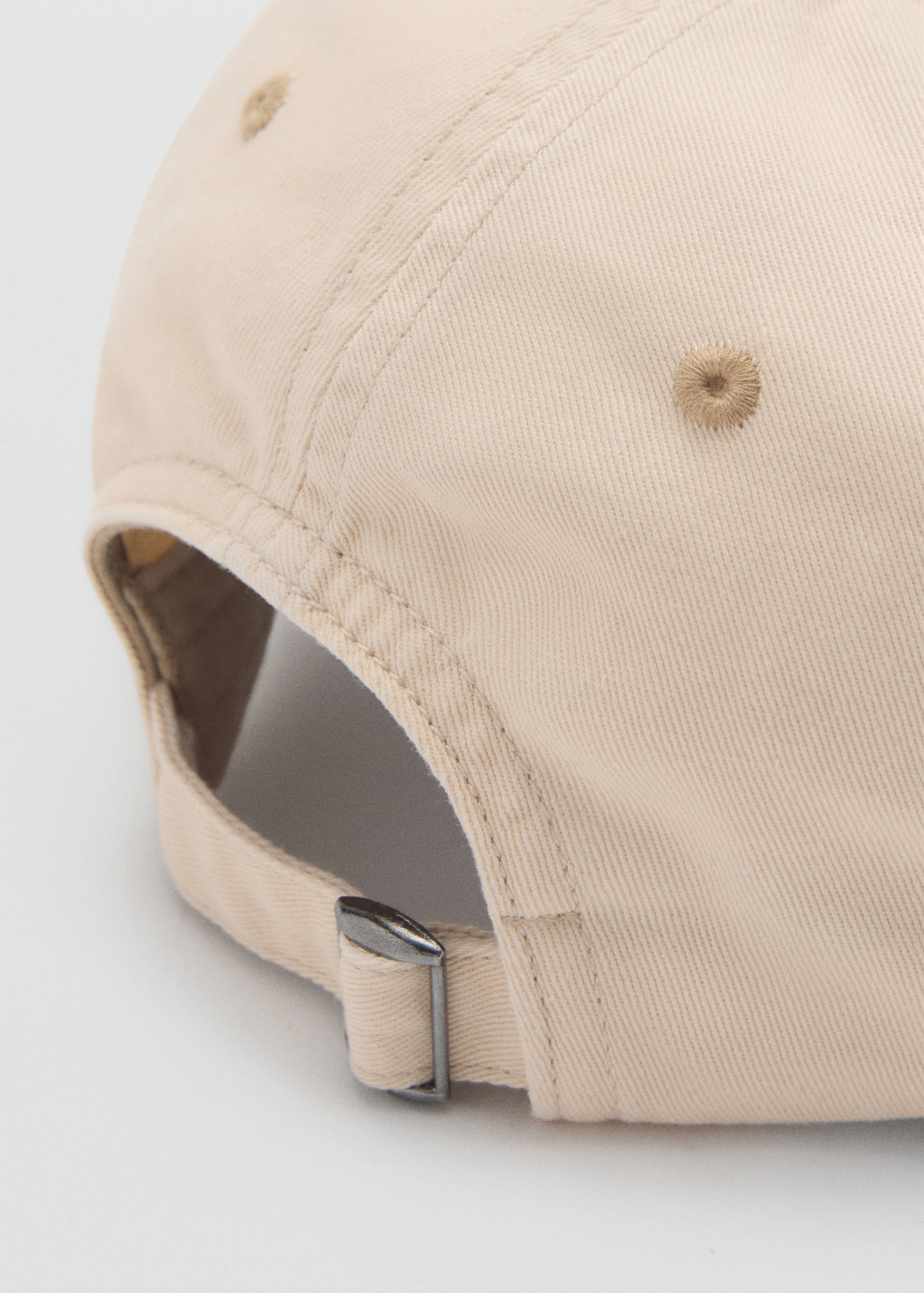 Embroidered cotton cap - Details of the article 1