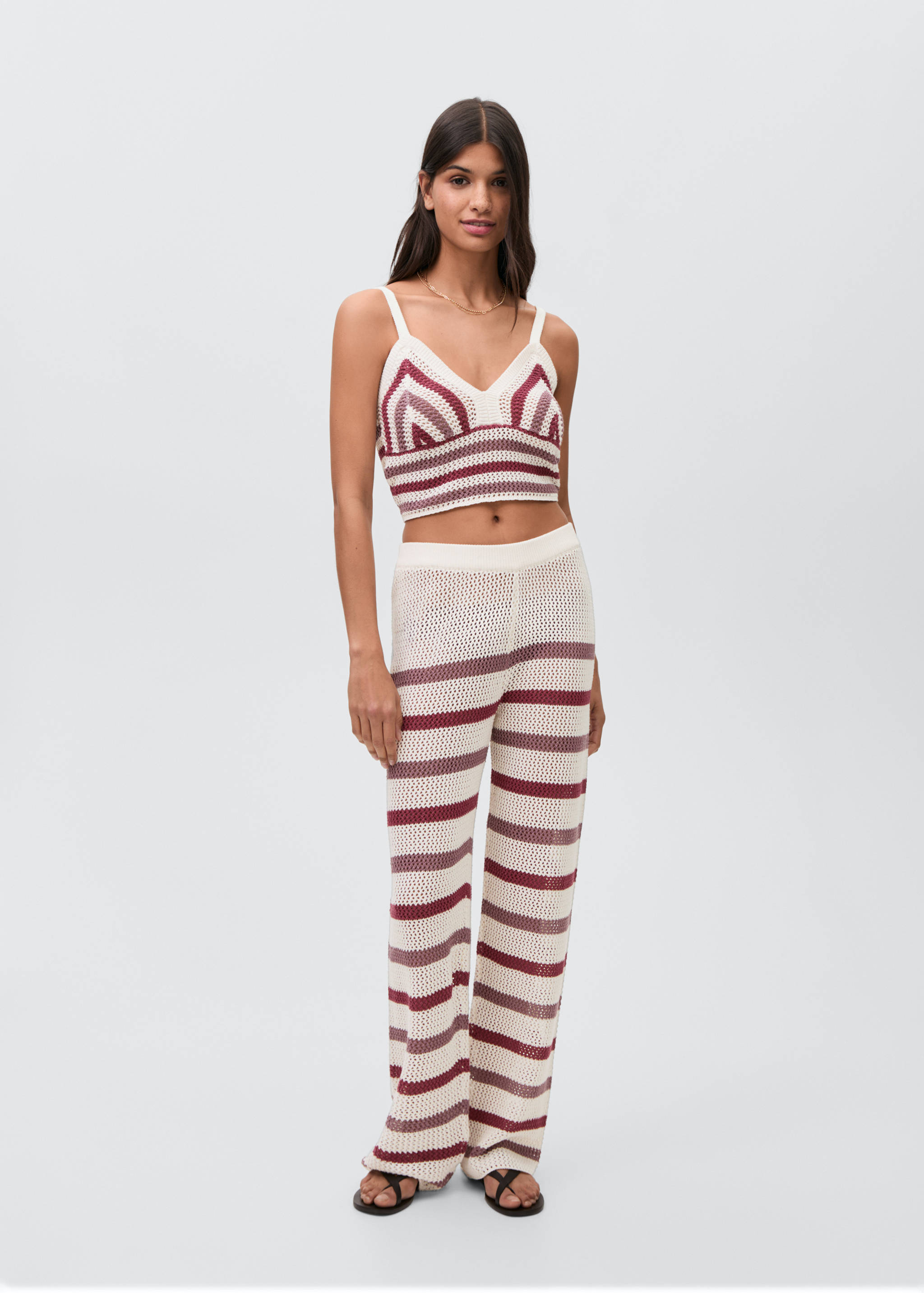 Crochet knitted top - General plane