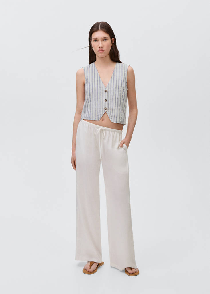 Striped suit waistcoat — Off White
