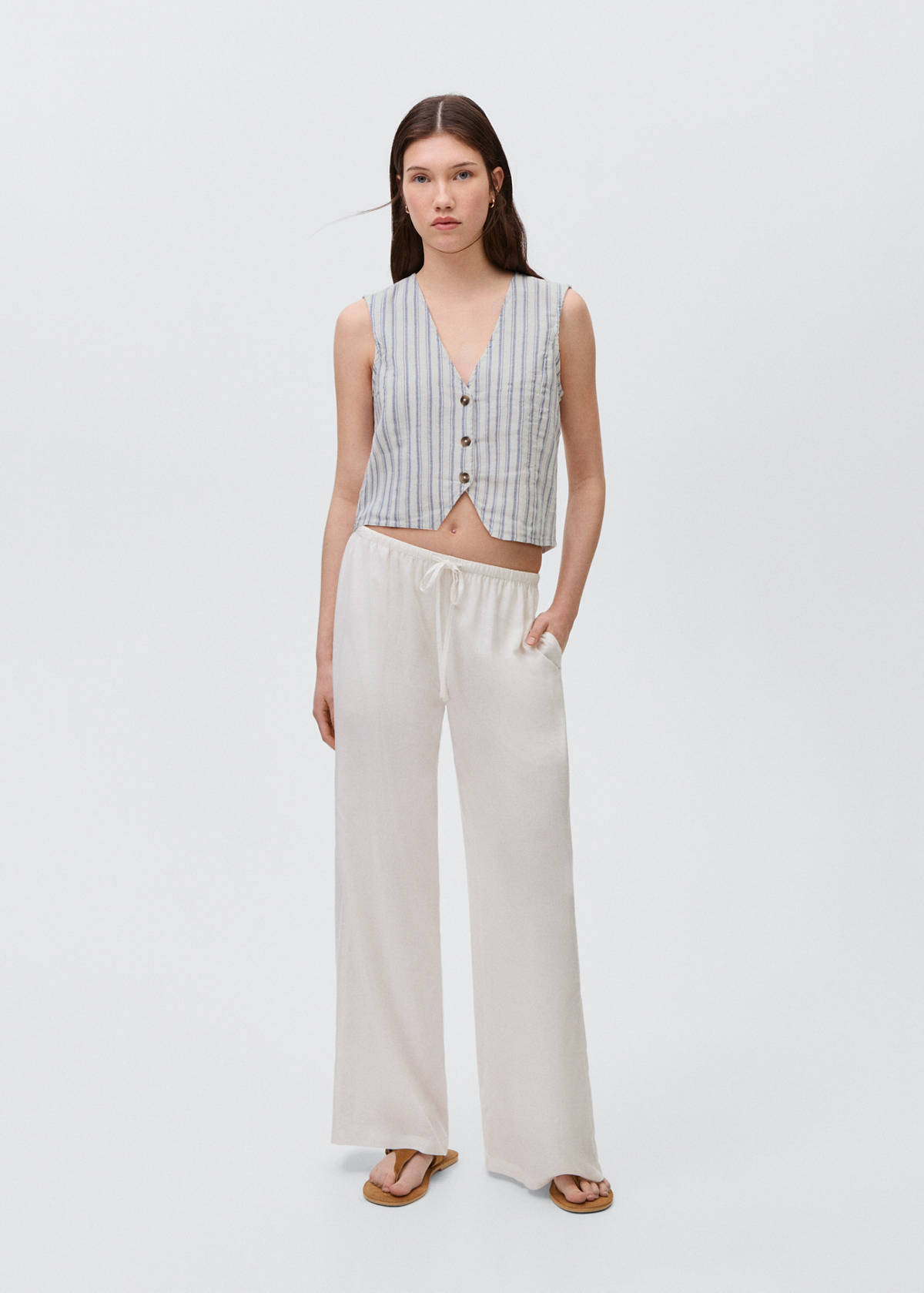 Striped suit waistcoat — Off White