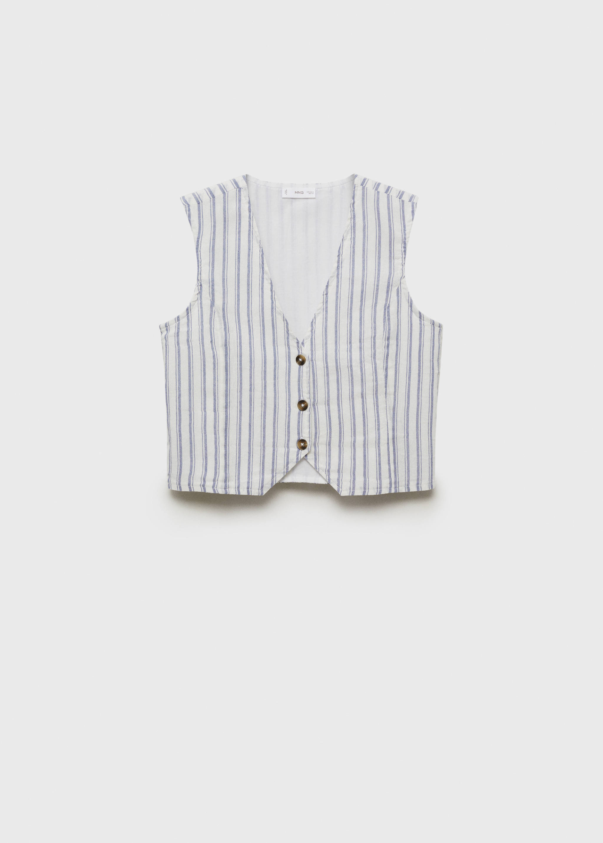 Striped suit vest - Article without model