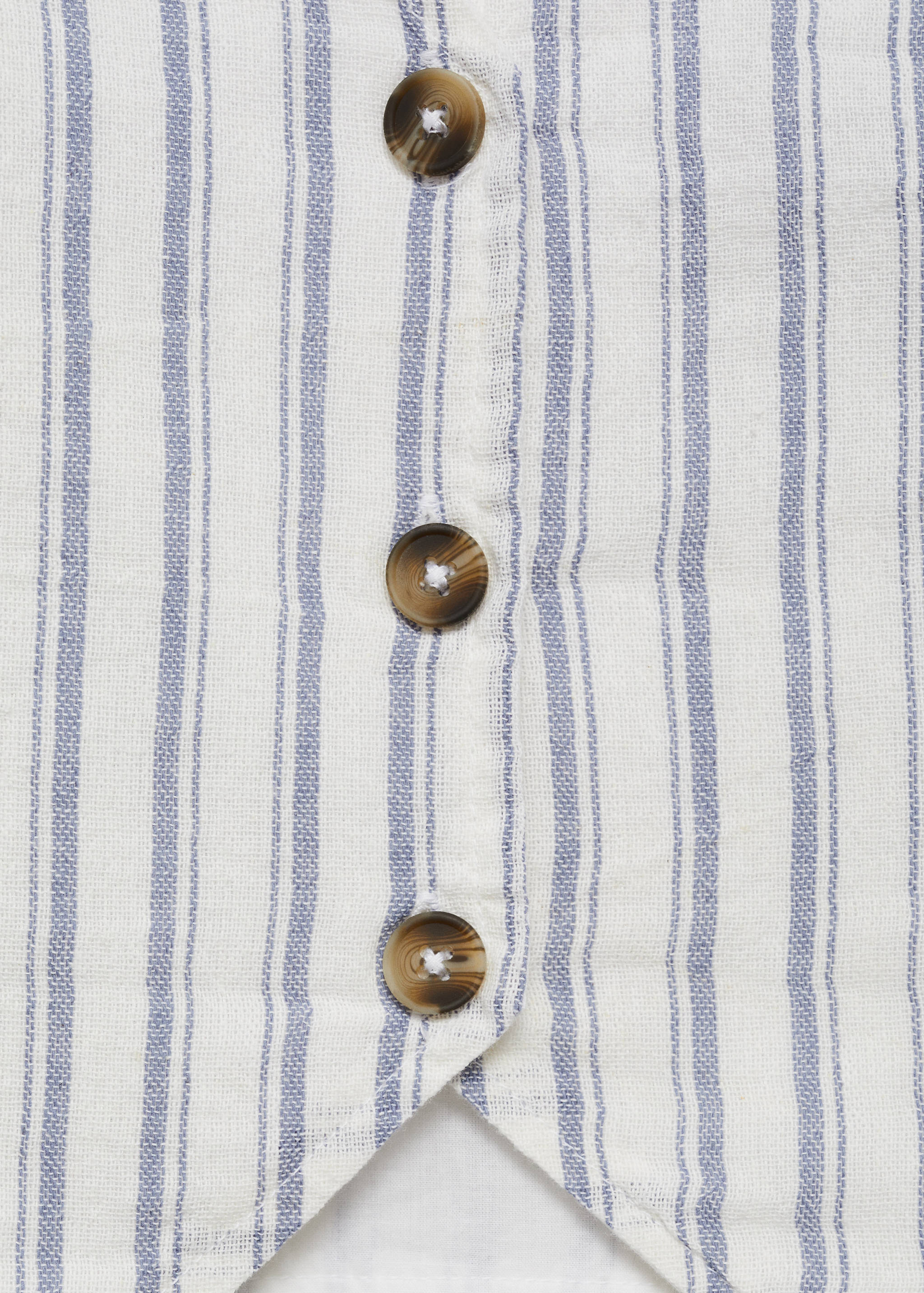 Striped suit vest - Details of the article 8