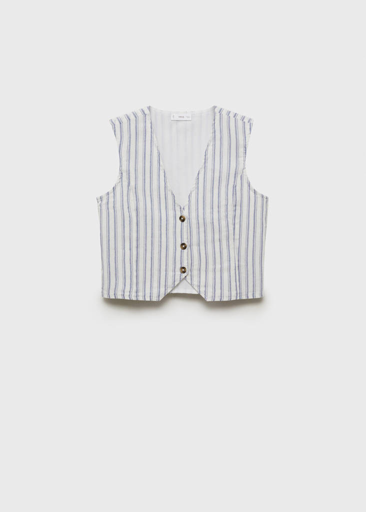Striped suit waistcoat — Off White