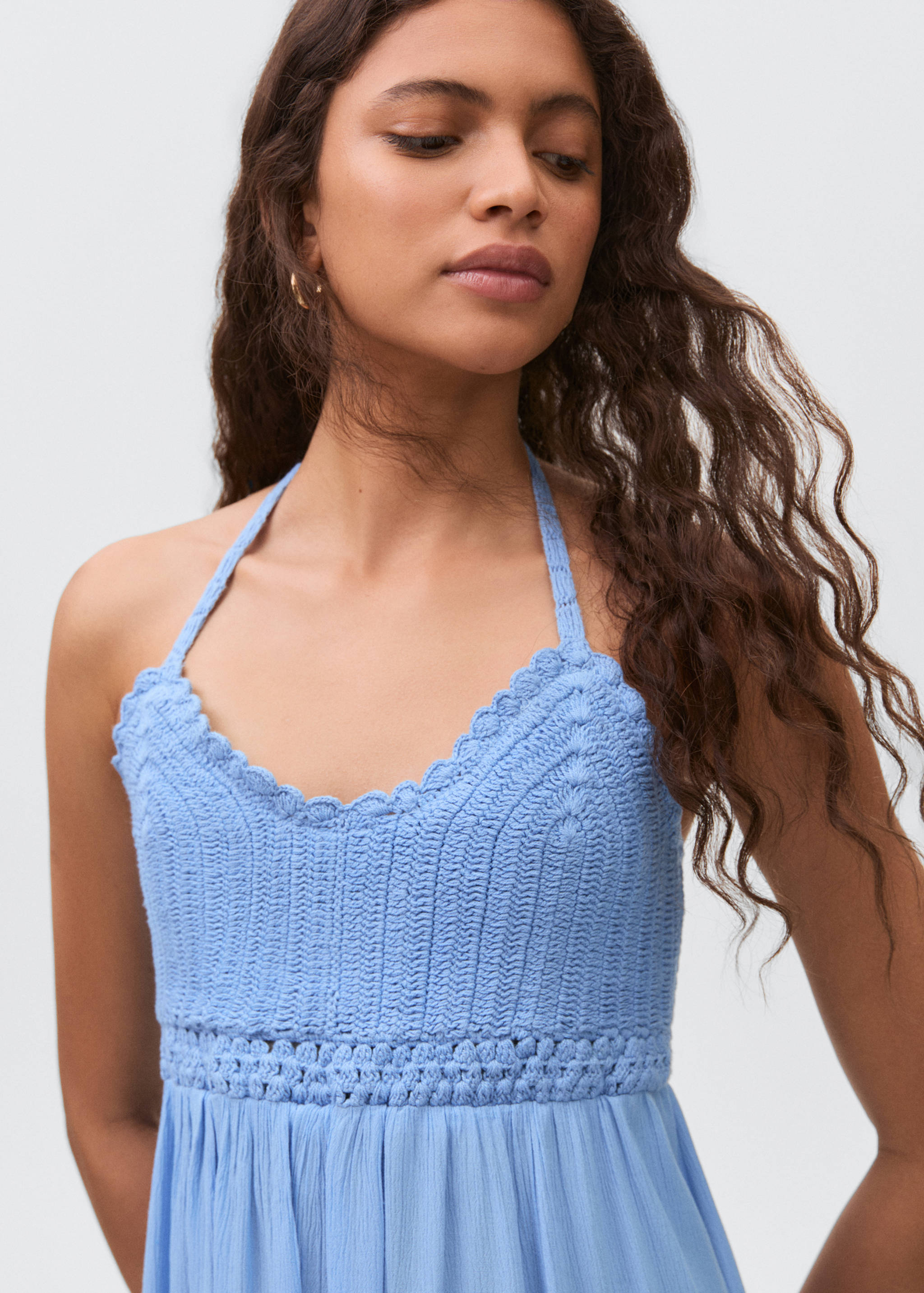Crochet short dress - Details of the article 1